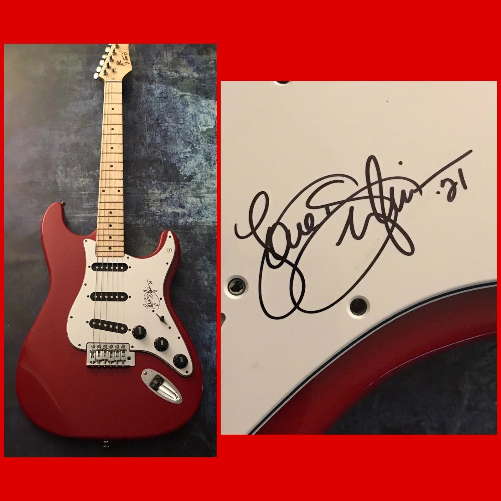 GFA Country Star Nobody Drifter * SYLVIA HUTTON * Signed Electric Guitar COA
