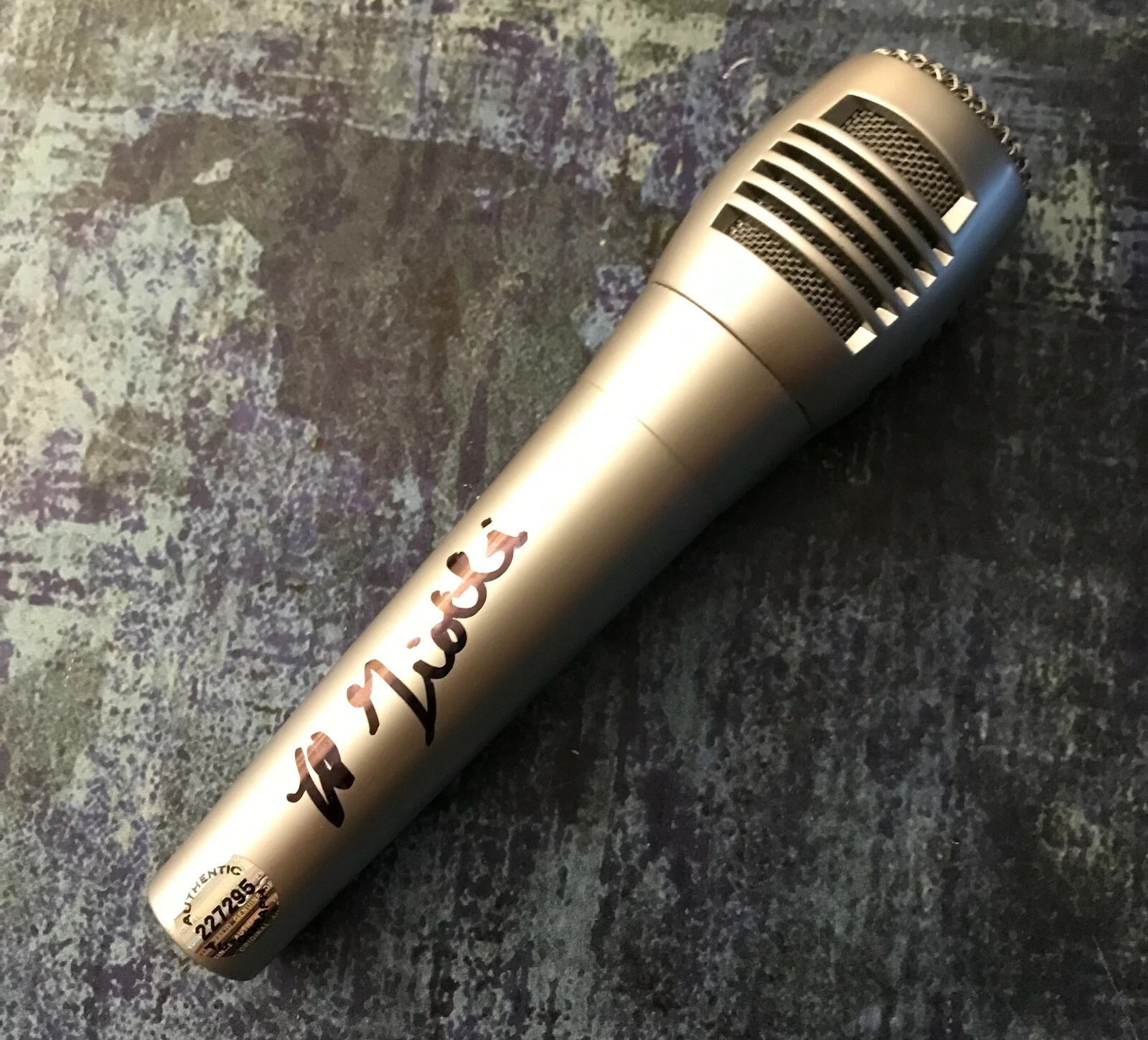 GFA Move Your Body Sexy Star * LP GIOBBI * Signed Microphone L1 COA
