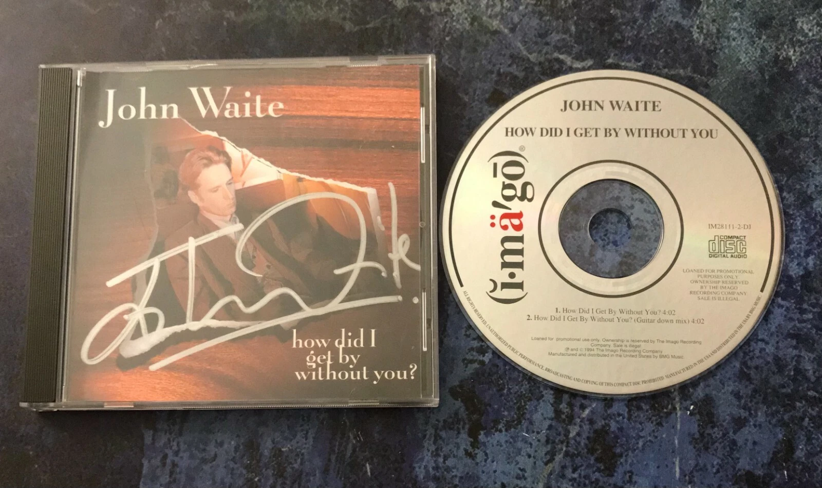 GFA how did I get by without you? Album * JOHN WAITE * Signed CD Booklet COA
