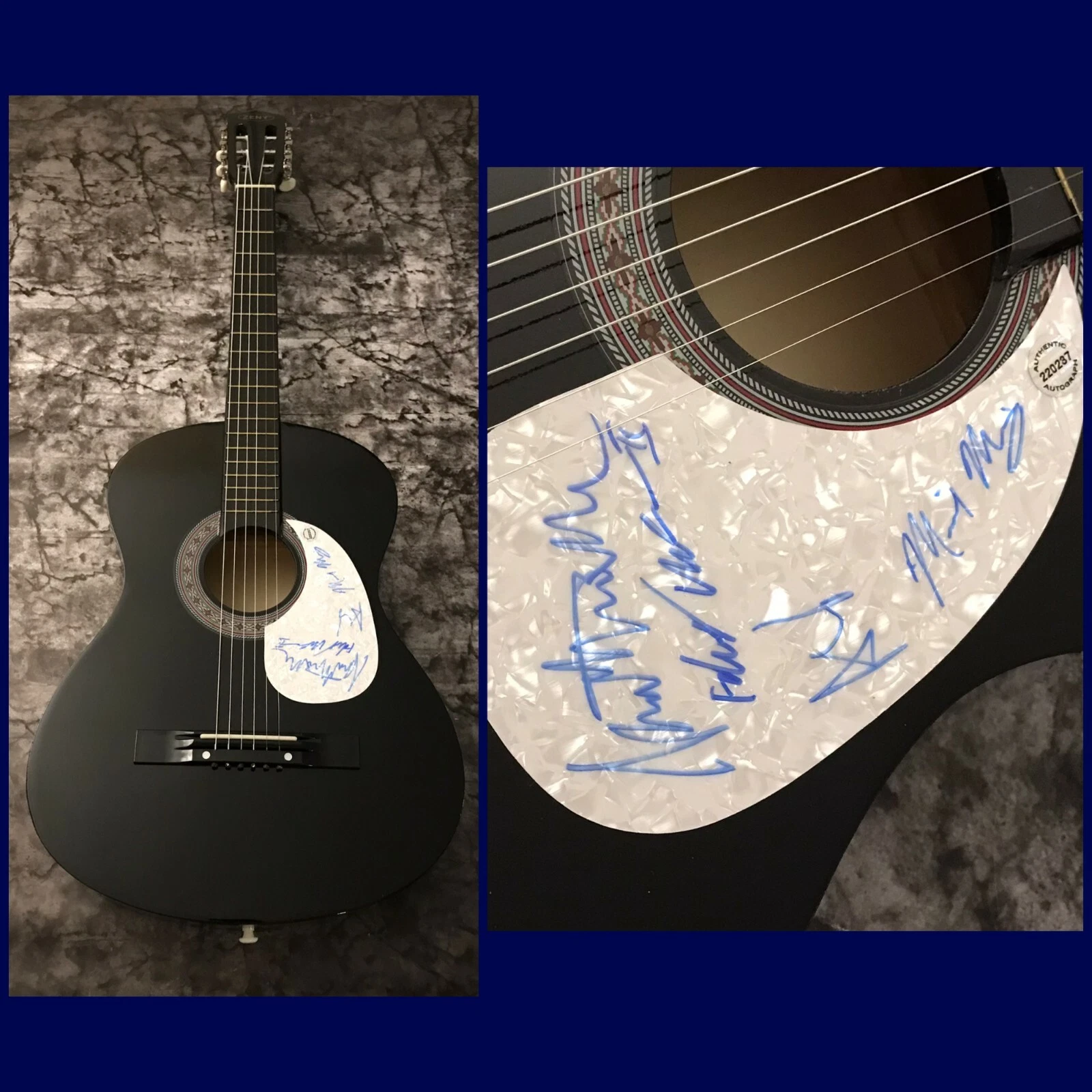 GFA Wildfire Don't Walk Away * THE HEAVY HOURS * Band Signed Acoustic Guitar COA
