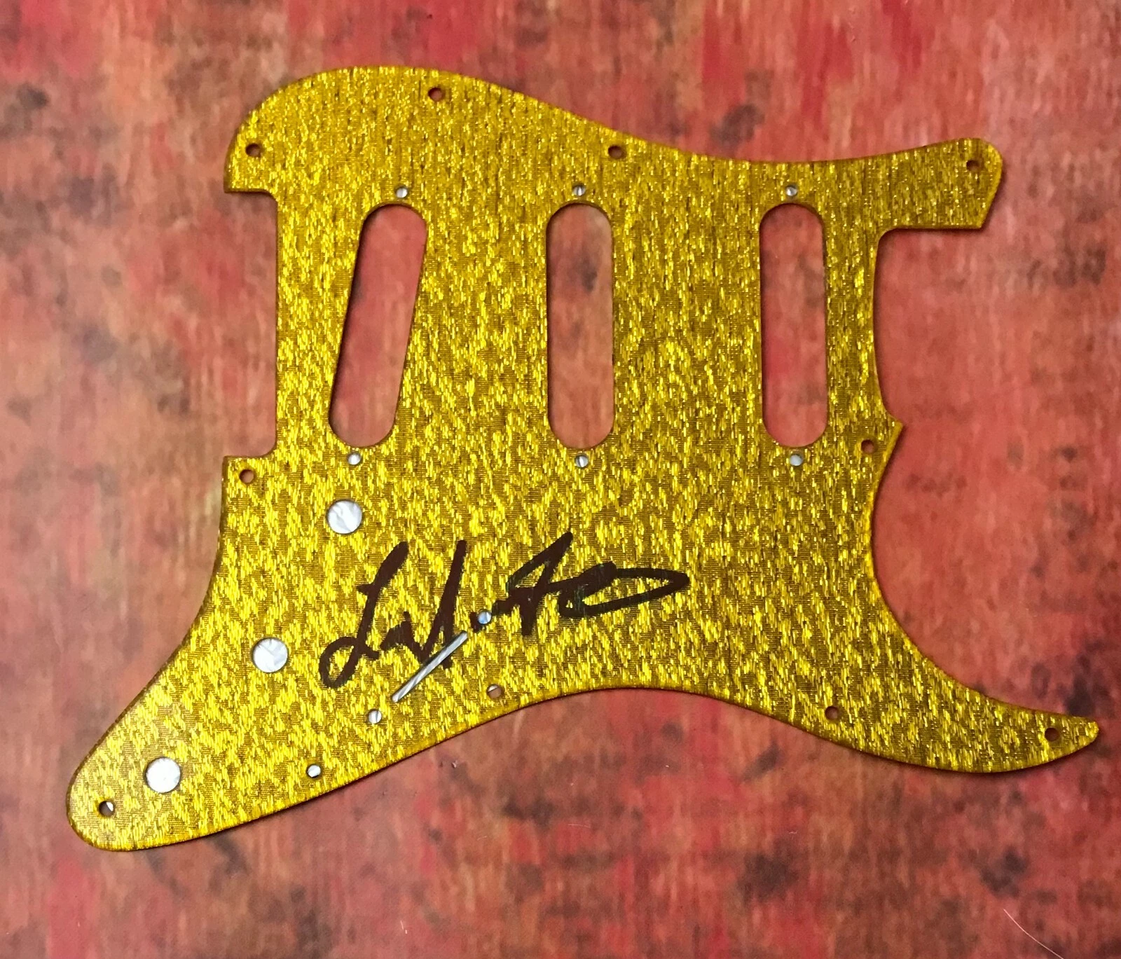 GFA The Meters Guitarist * LEO NOCENTELLI * Signed Electric Pickguard AD1 COA

