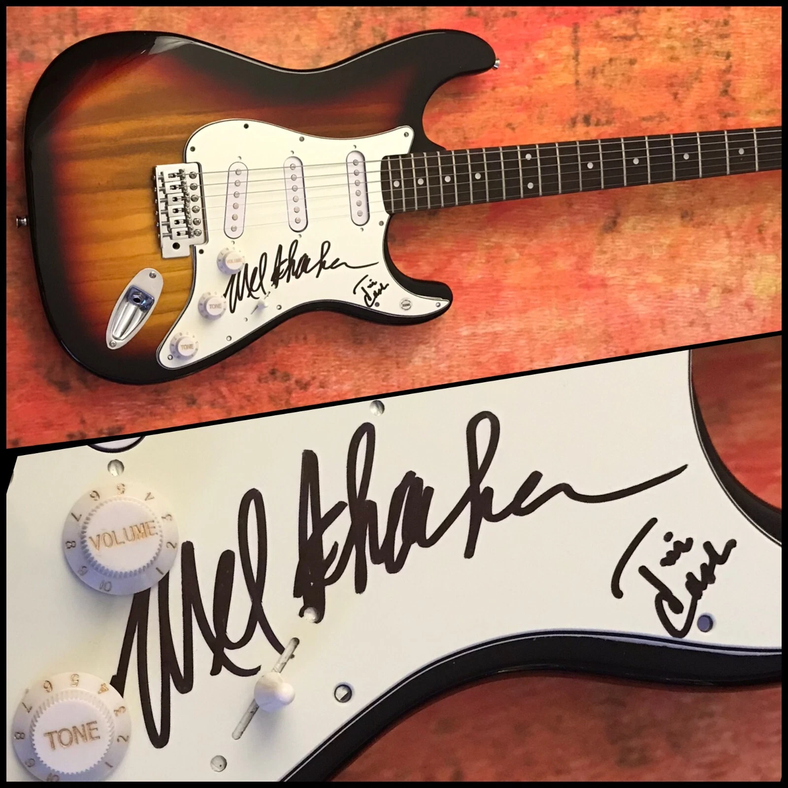 GFA Mel Schacher x2 Band * GRAND FUNK RAILROAD * Signed Electric Guitar COA

