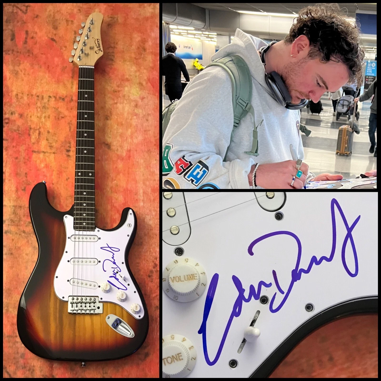 GFA I'll Be Waiting Star * CIAN DUCROT * Signed Elctric Guitar PROOF COA
