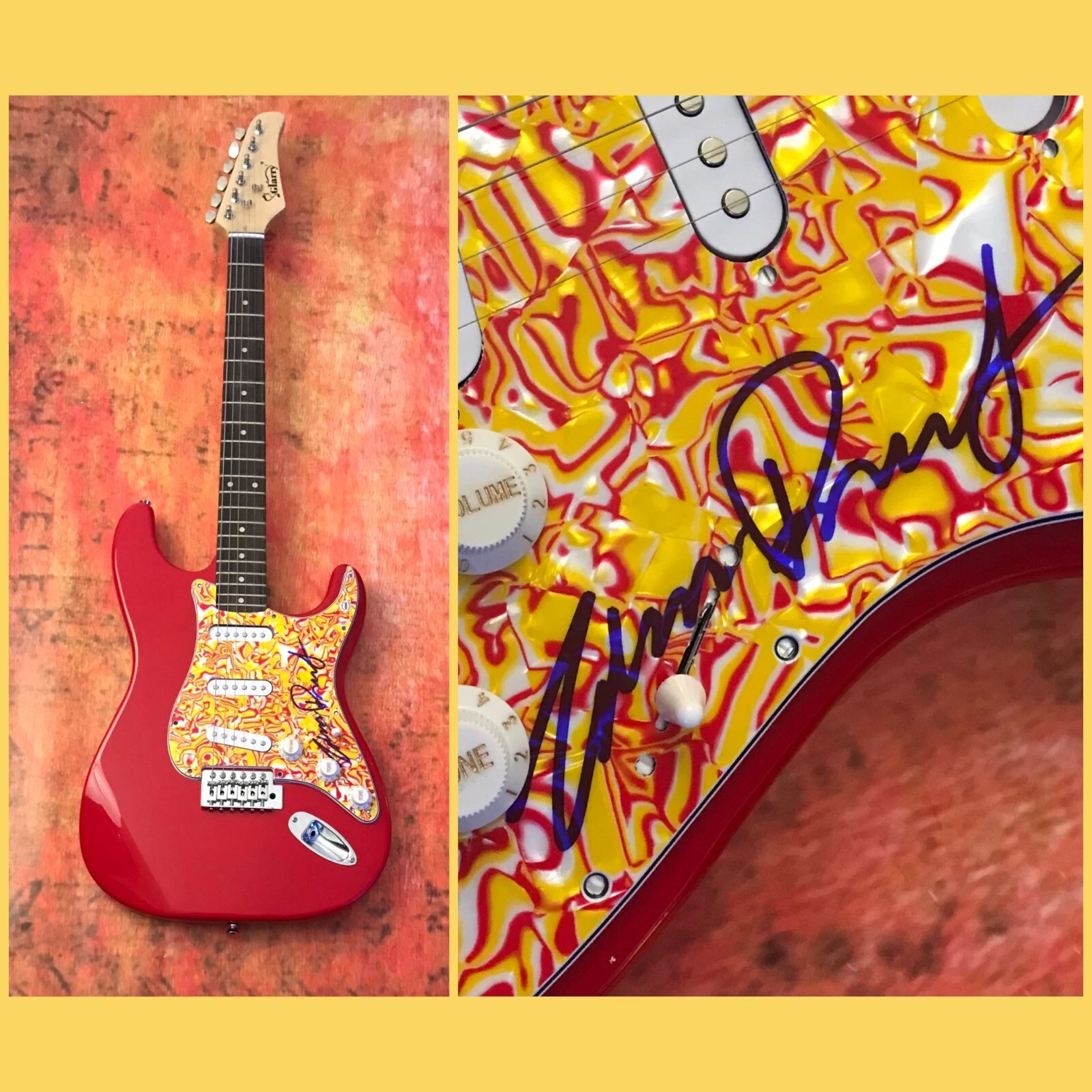 GFA I'll Be Waiting Star * CIAN DUCROT * Signed Elctric Guitar PROOF COA
