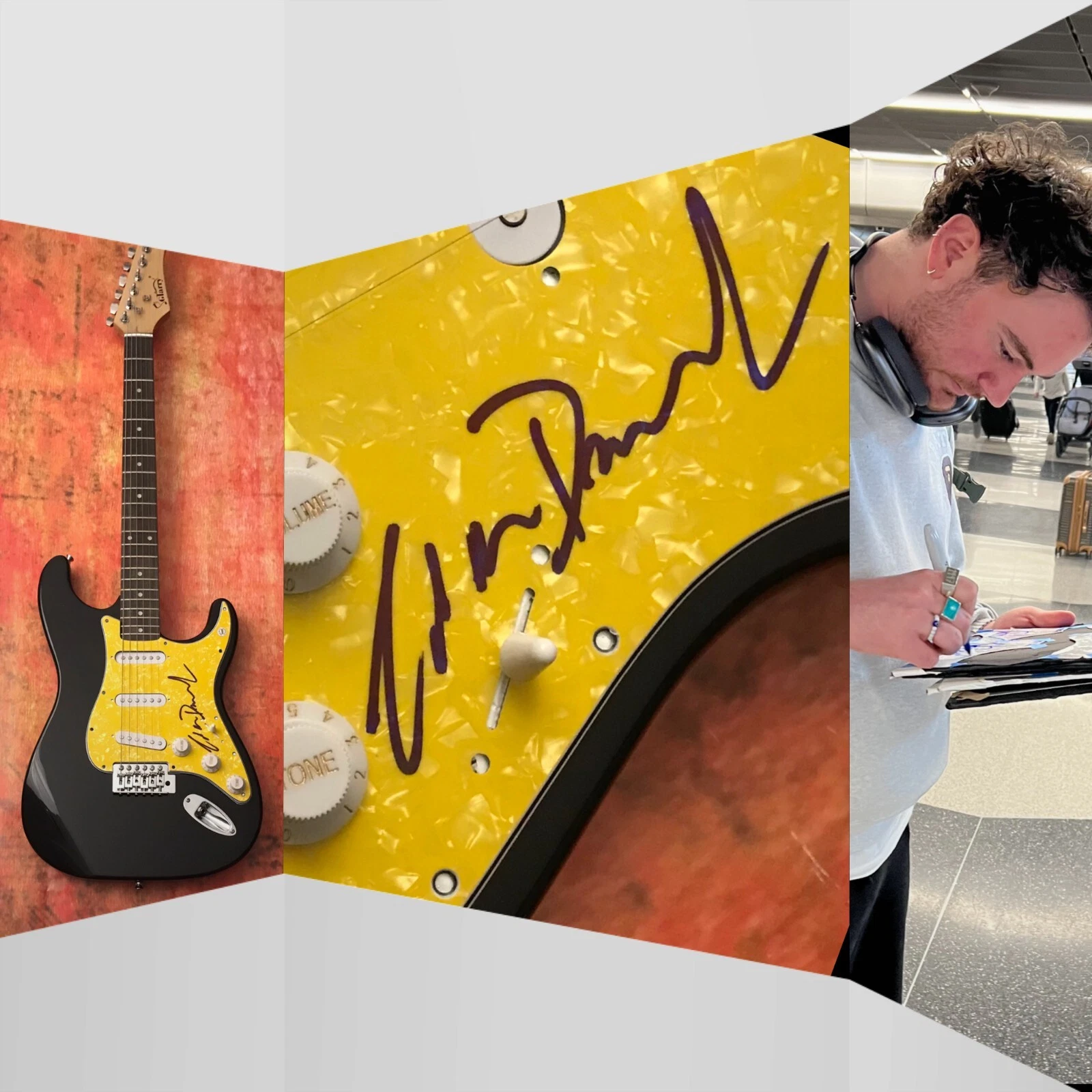 GFA I'll Be Waiting Star * CIAN DUCROT * Signed Elctric Guitar PROOF COA
