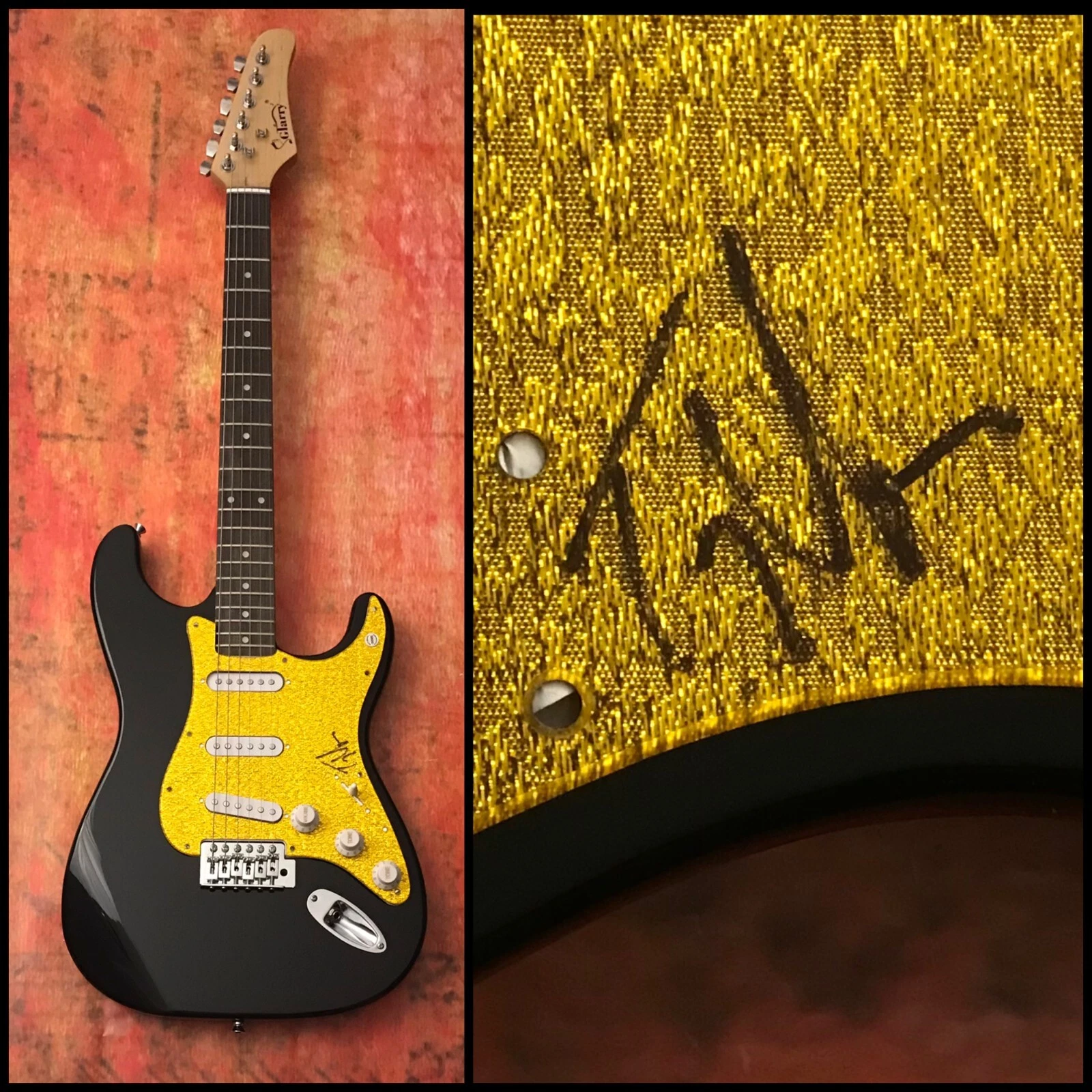 GFA Queens of the Stone Age * TROY VAN LEEUWEN * Signed Electric Guitar AD2 COA
