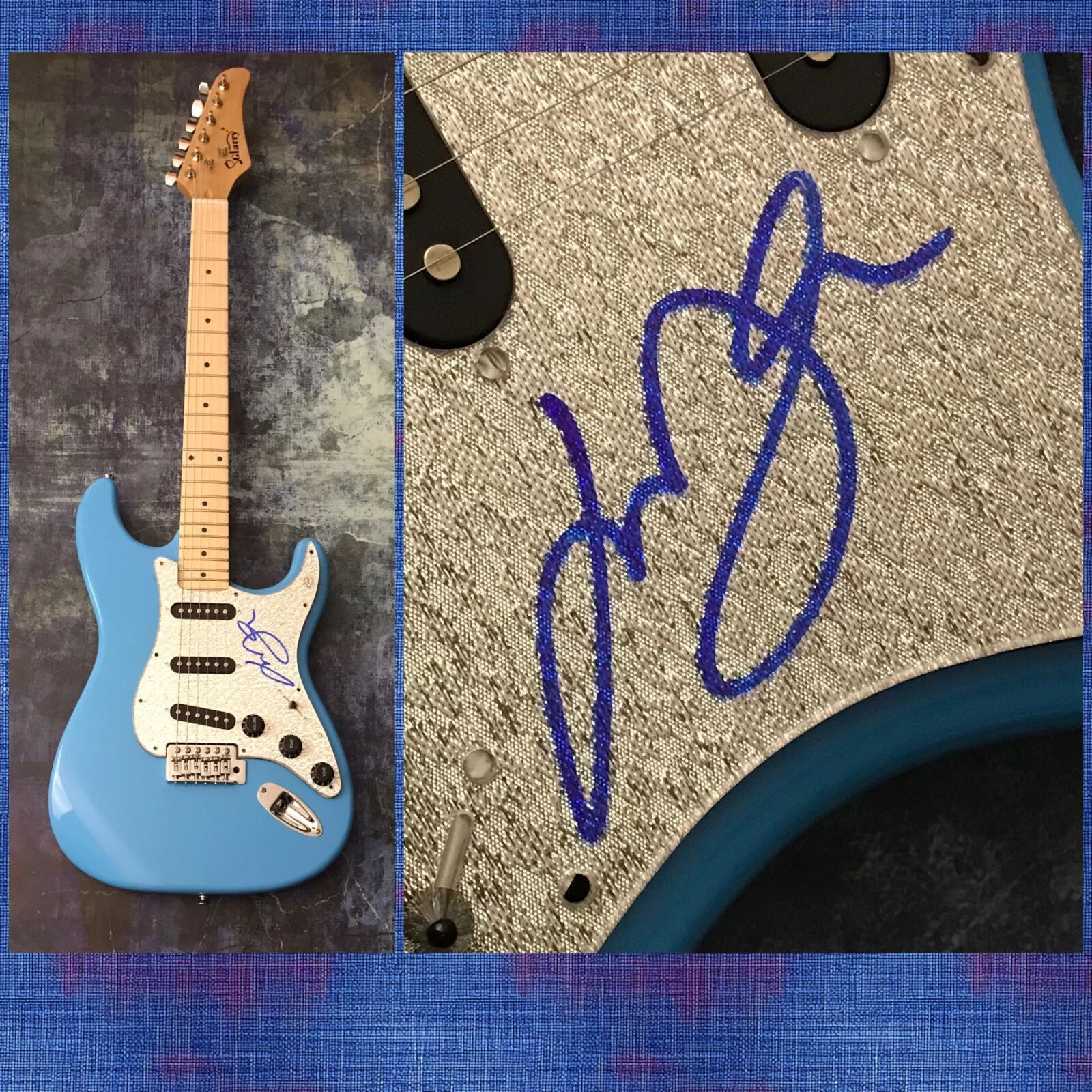 GFA Wings Guitarist * LAURENCE JUBER * Signed Electric Guitar PROOF J5 COA
