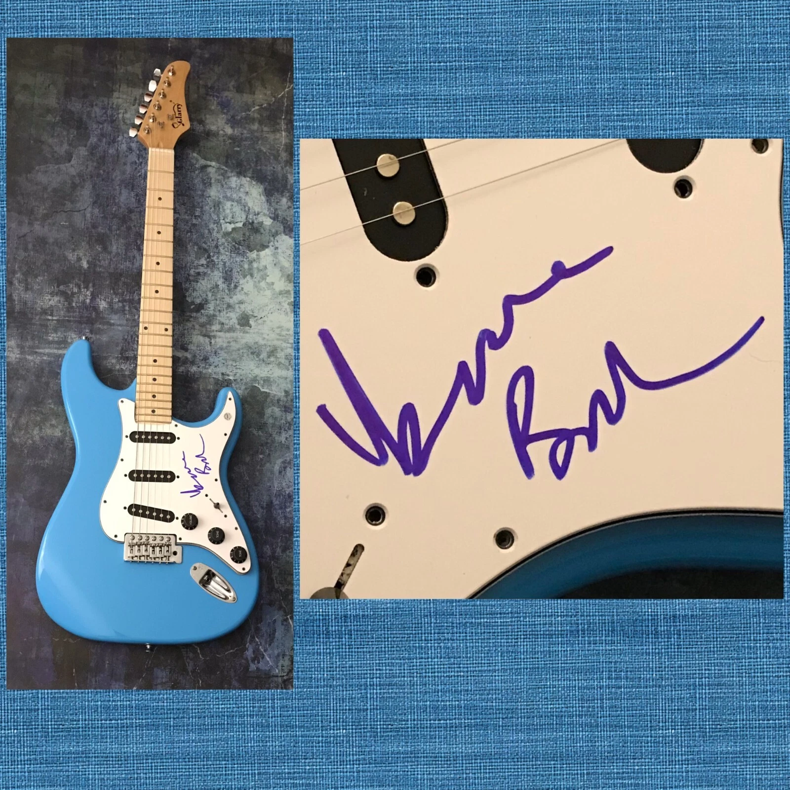 GFA Modest Mouse Float On * ISAAC BROCK * Signed Electric Guitar PROOF B5 COA
