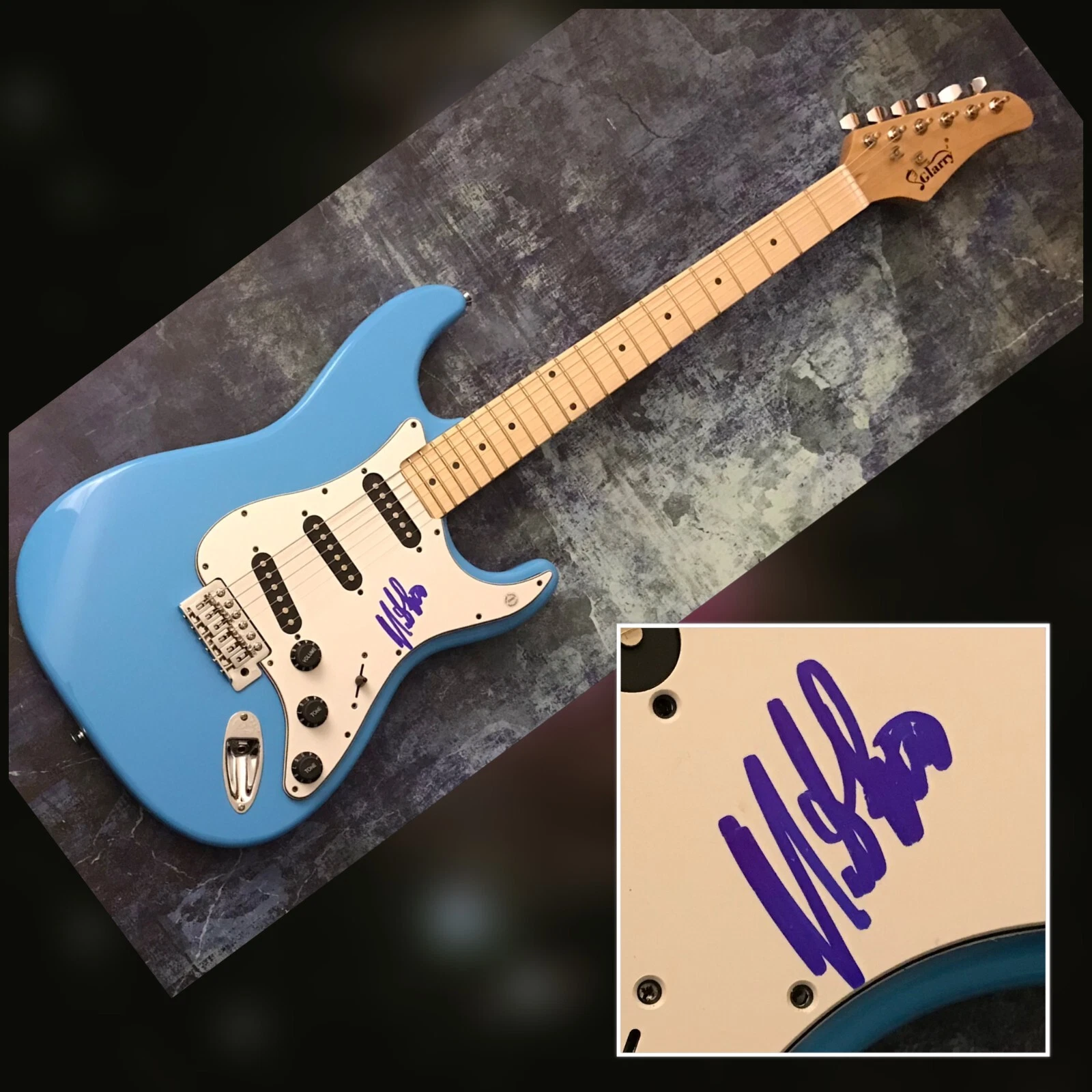 GFA Loverboy Working for the Weekend * MIKE RENO * Signed Electric Guitar COA
