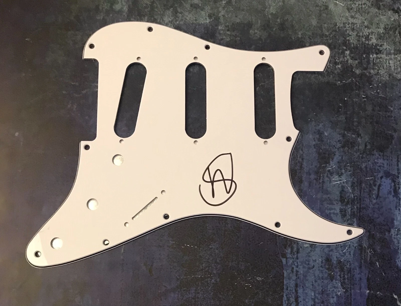 GFA Traffic & Blind Faith * STEVE WINWOOD * Signed Electric Pickguard AD1 COA
