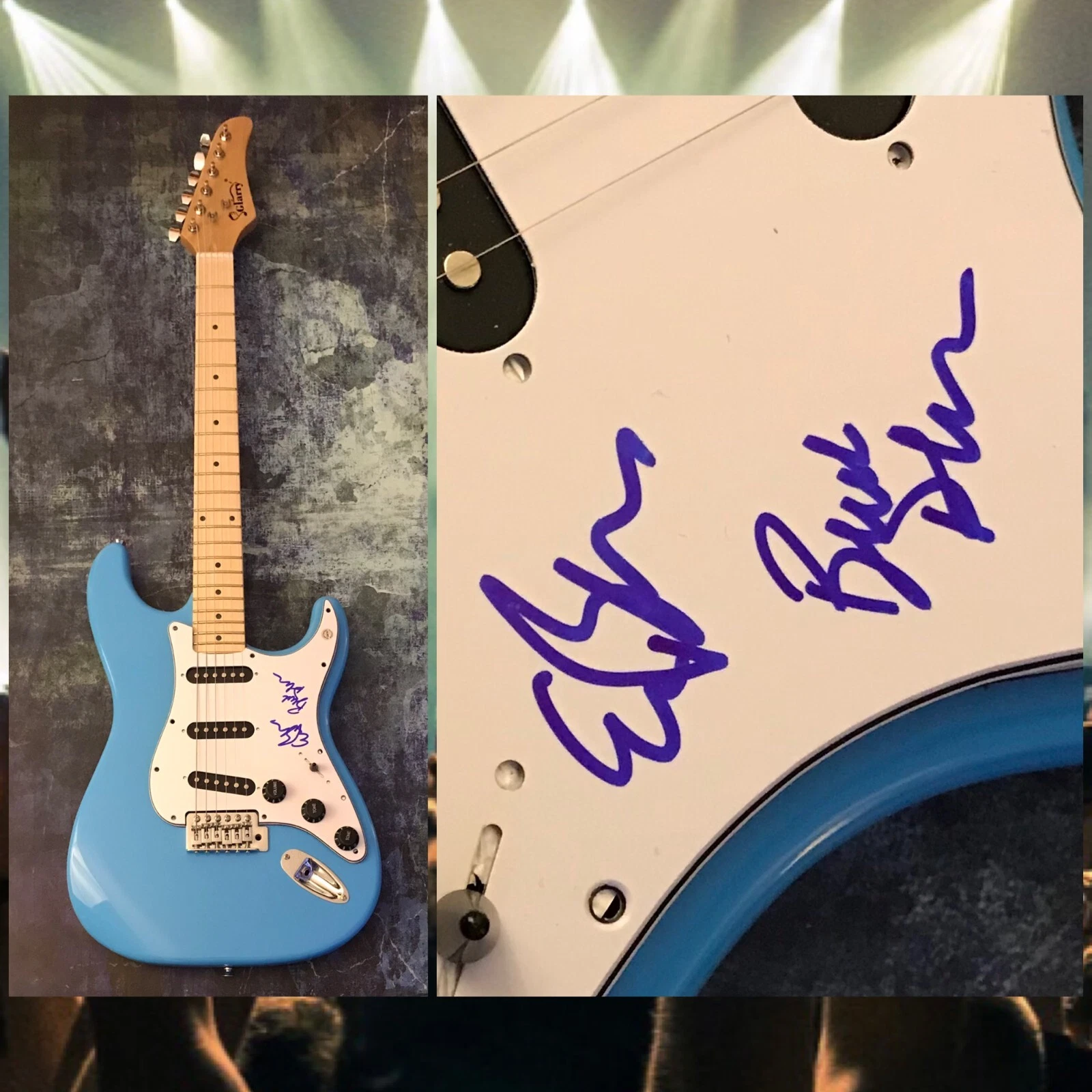 GFA Eric Bloom & Buck Dharma * BLUE OYSTER CULT * Signed Electric Guitar B4 COA
