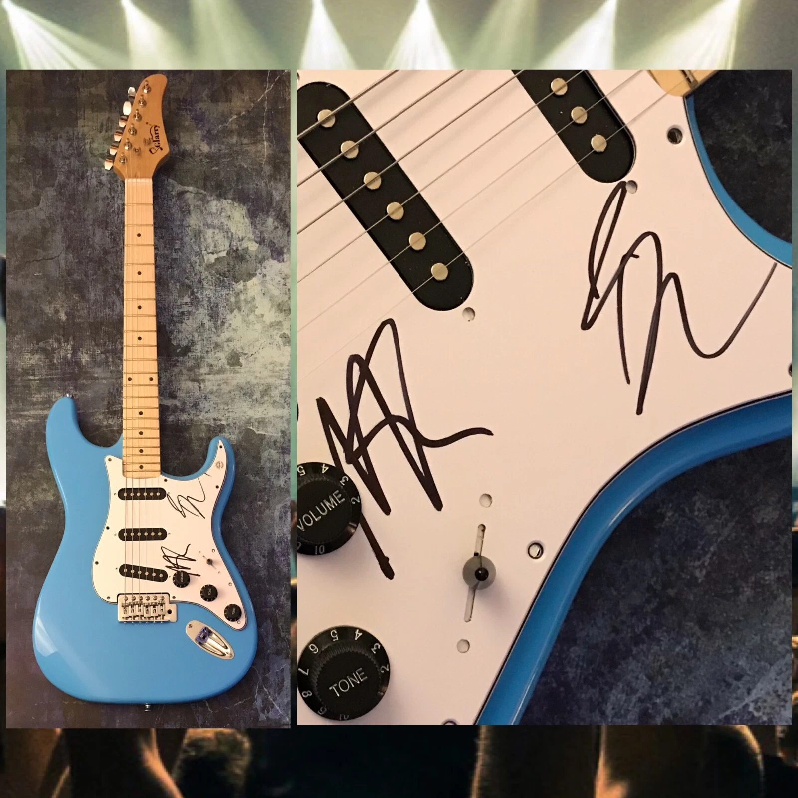 GFA Figure it Out Mike & Matt * ROYAL BLOOD * Band Signed Electric Guitar COA

