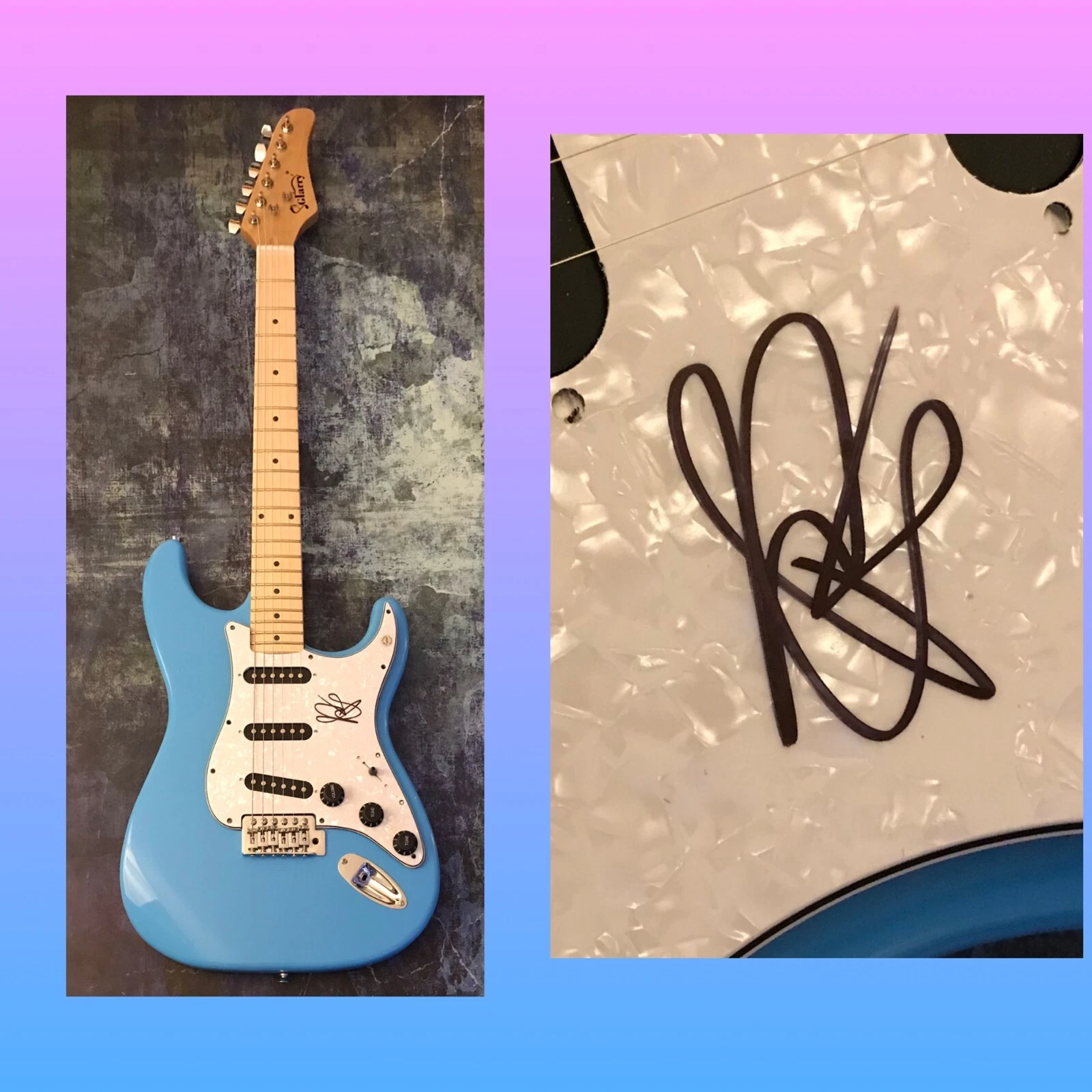 GFA The Red Jumpsuit Apparatus * RONNIE WINTER * Signed Electric Guitar R5 COA
