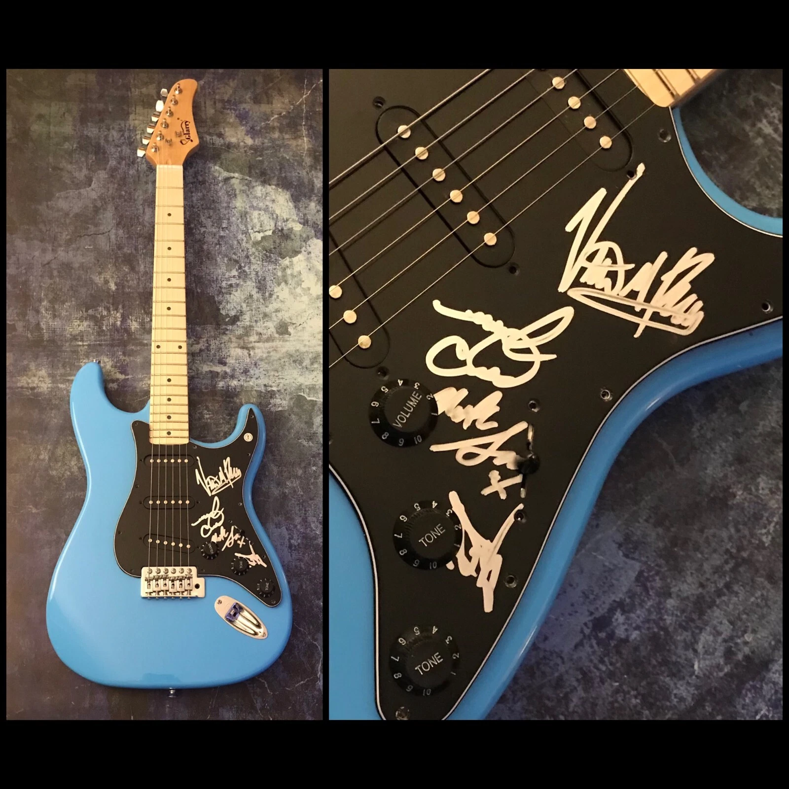 GFA Another Life x4 Band * ANY GIVEN SIN * Signed Electric Guitar PROOF A5 COA
