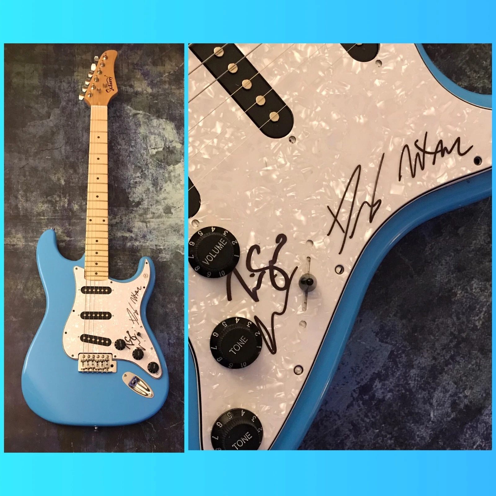 GFA Dan Murphy x4 Band * ALL GOOD THINGS * Signed Electric Guitar PROOF A6 COA
