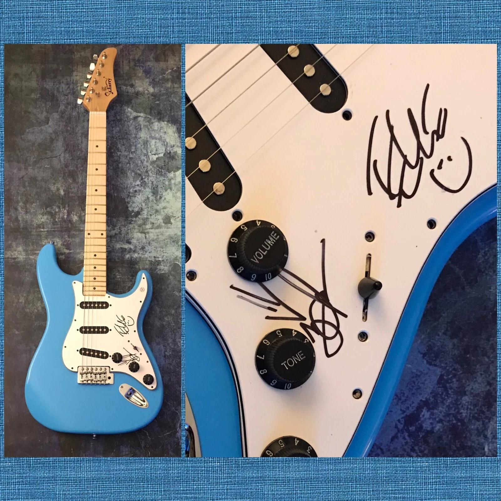 GFA Tyler Smith & Zach Hansen * THE WORD ALIVE * Signed Electric Guitar COA
