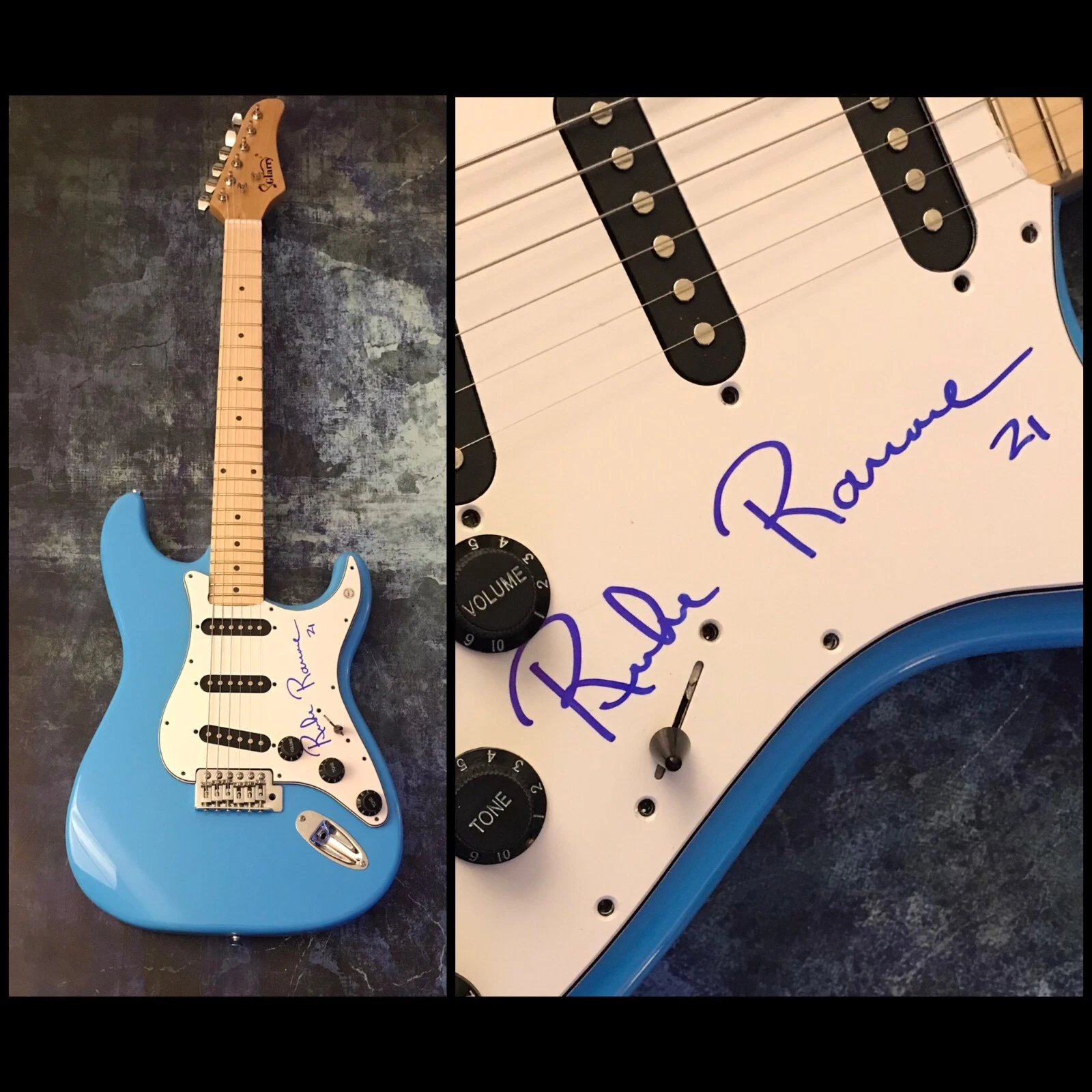 GFA The Ramones Drummer * RICHIE RAMONE * Signed Electric Guitar R4 COA
