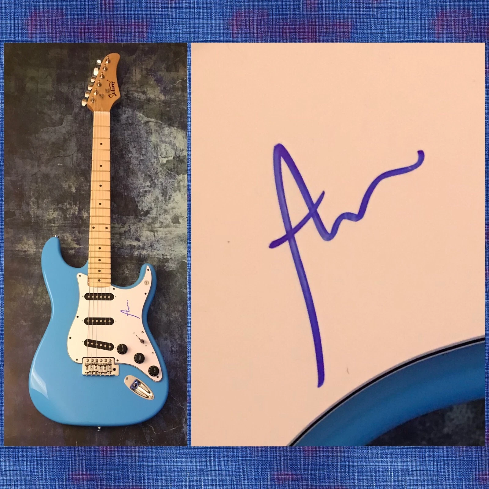 GFA Moral of the Story Sexy Star * ASHE * Signed Electric Guitar PROOF A5 COA
