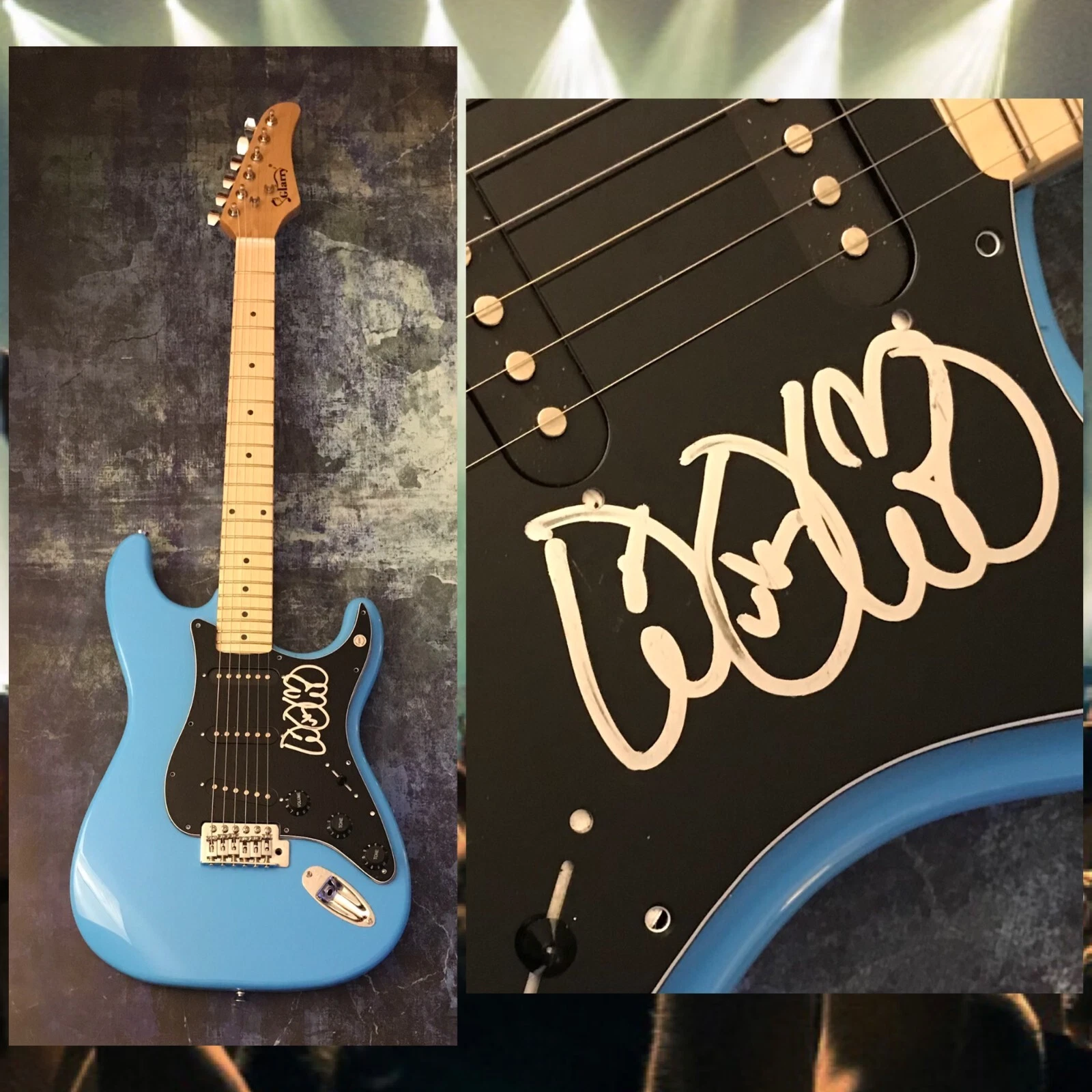 GFA Pursuit of Happiness * STEVE AOKI * Signed Electric Guitar PROOF A5 COA
