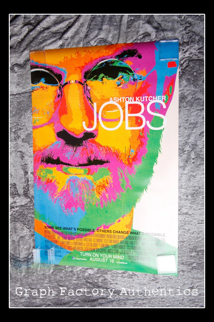 GFA Job Steve Wozniak * JOSH GAD * Signed Full Size Movie Poster AD1 COA
