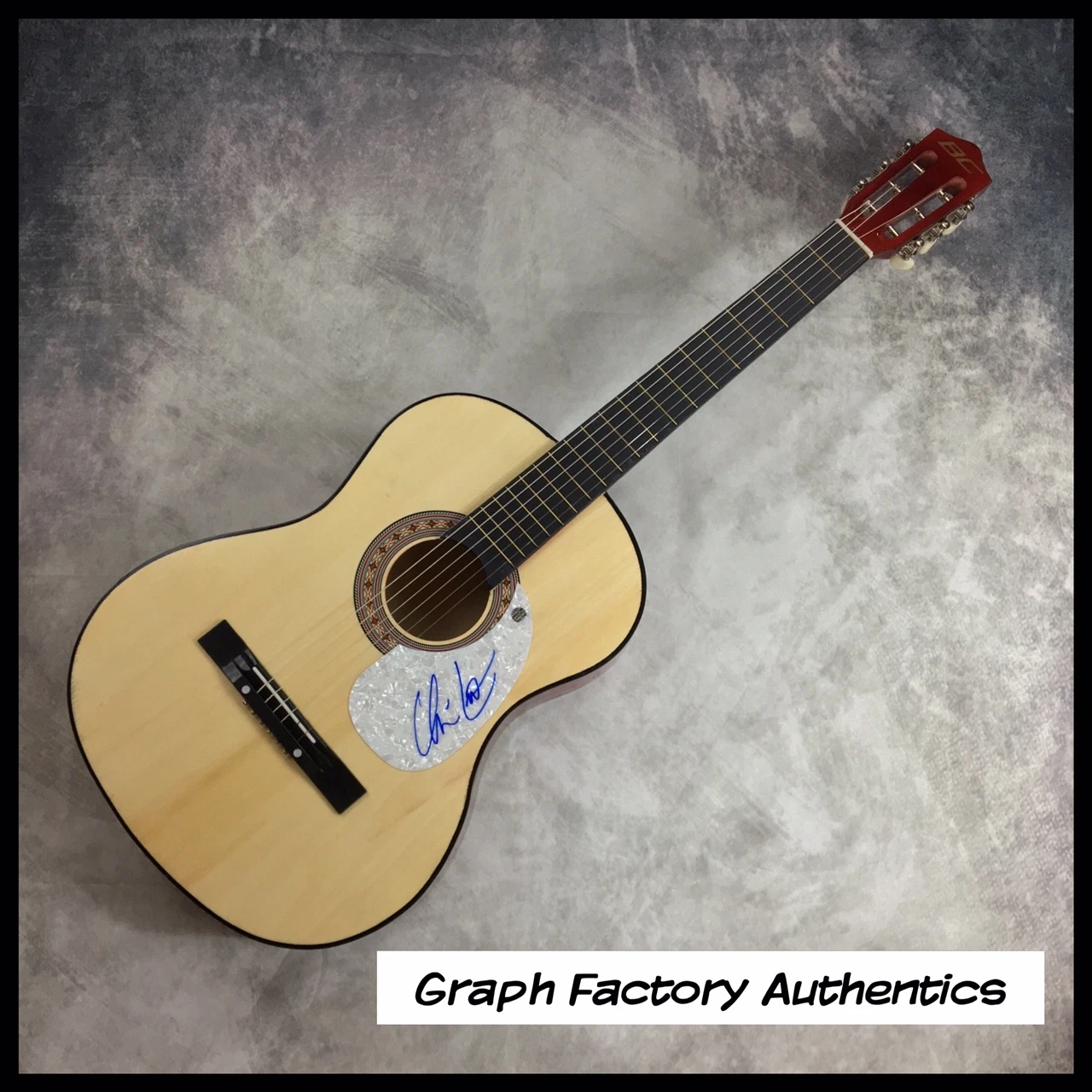 GFA Country Pop Singer * CHRIS LANE * Signed Acoustic Guitar COA
