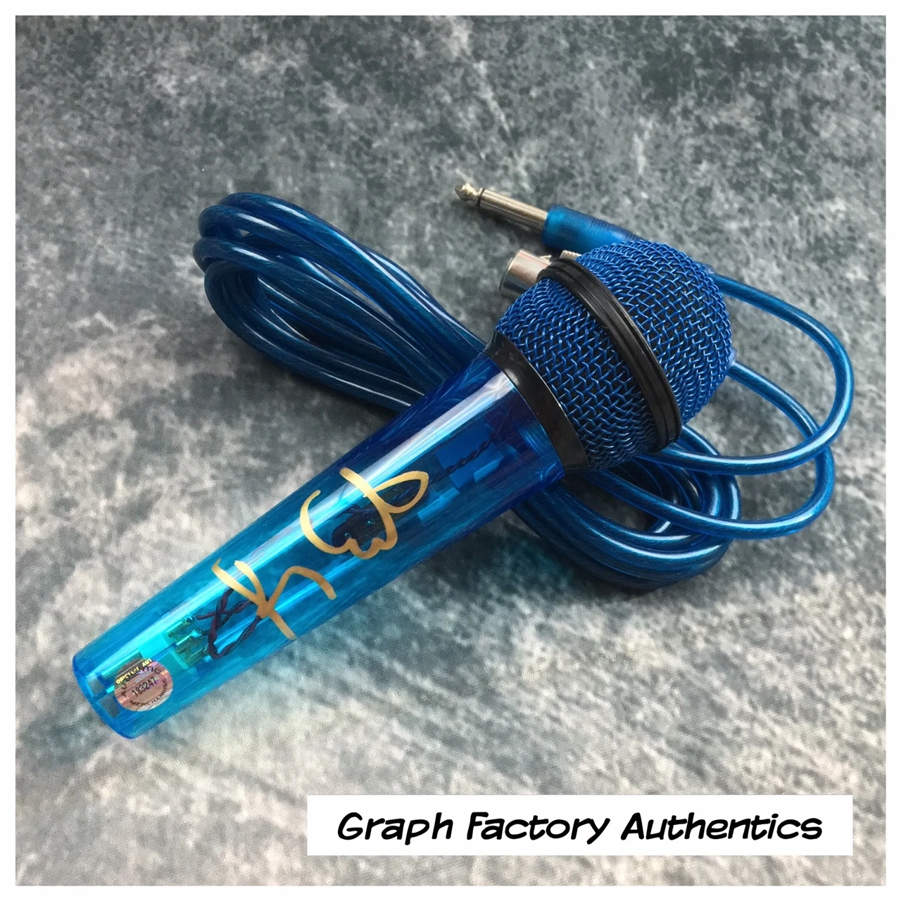 GFA ELECTRO DJ DUBSTEP * FERRY CORSTEN * SIGNED MICROPHONE F2 COA COLLECTIBLE MEMORABILIA