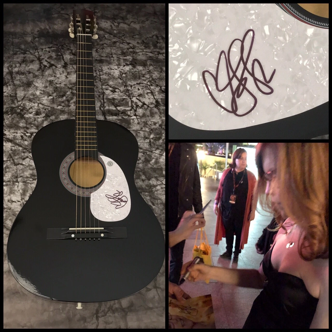 GFA Stay I Missed You * LISA LOEB * Signed Acoustic Guitar PROOF L3 COA

