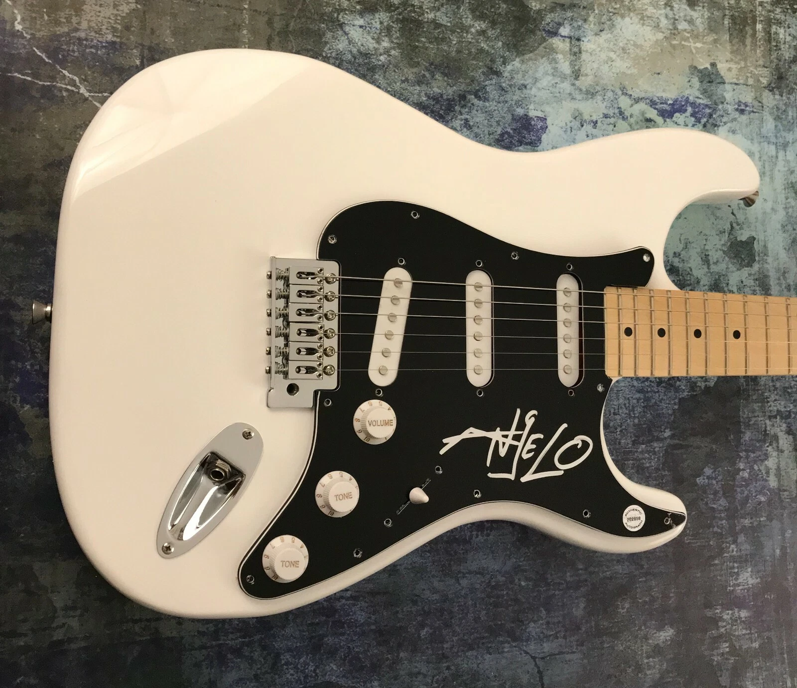 GFA Fishbone Lead Singer * ANGELO MOORE * Signed Electric Guitar PROOF AD3 COA
