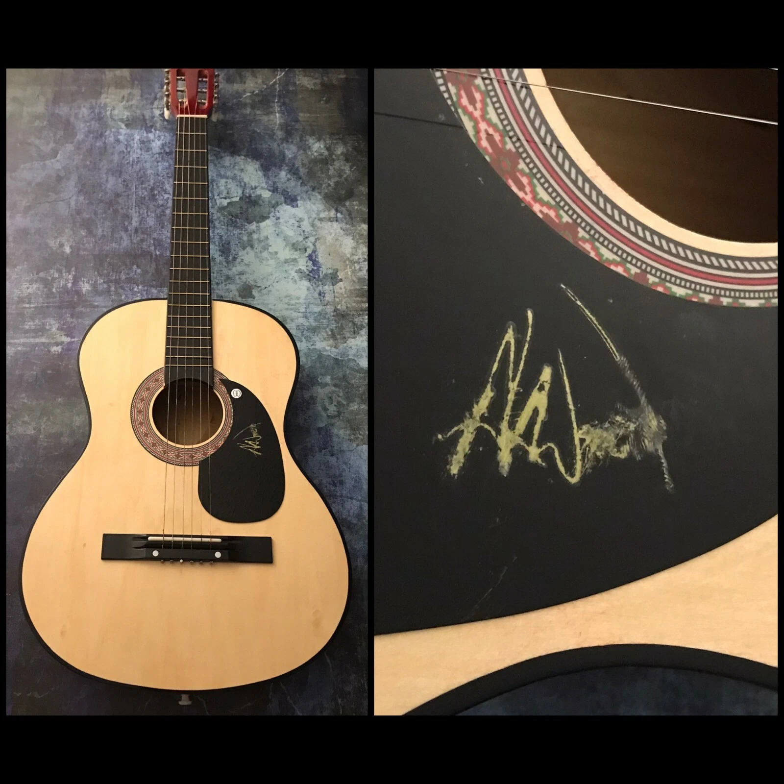 GFA Better Than Myself * ALEX WILLIAMS * Signed Acoustic Guitar A4 COA
