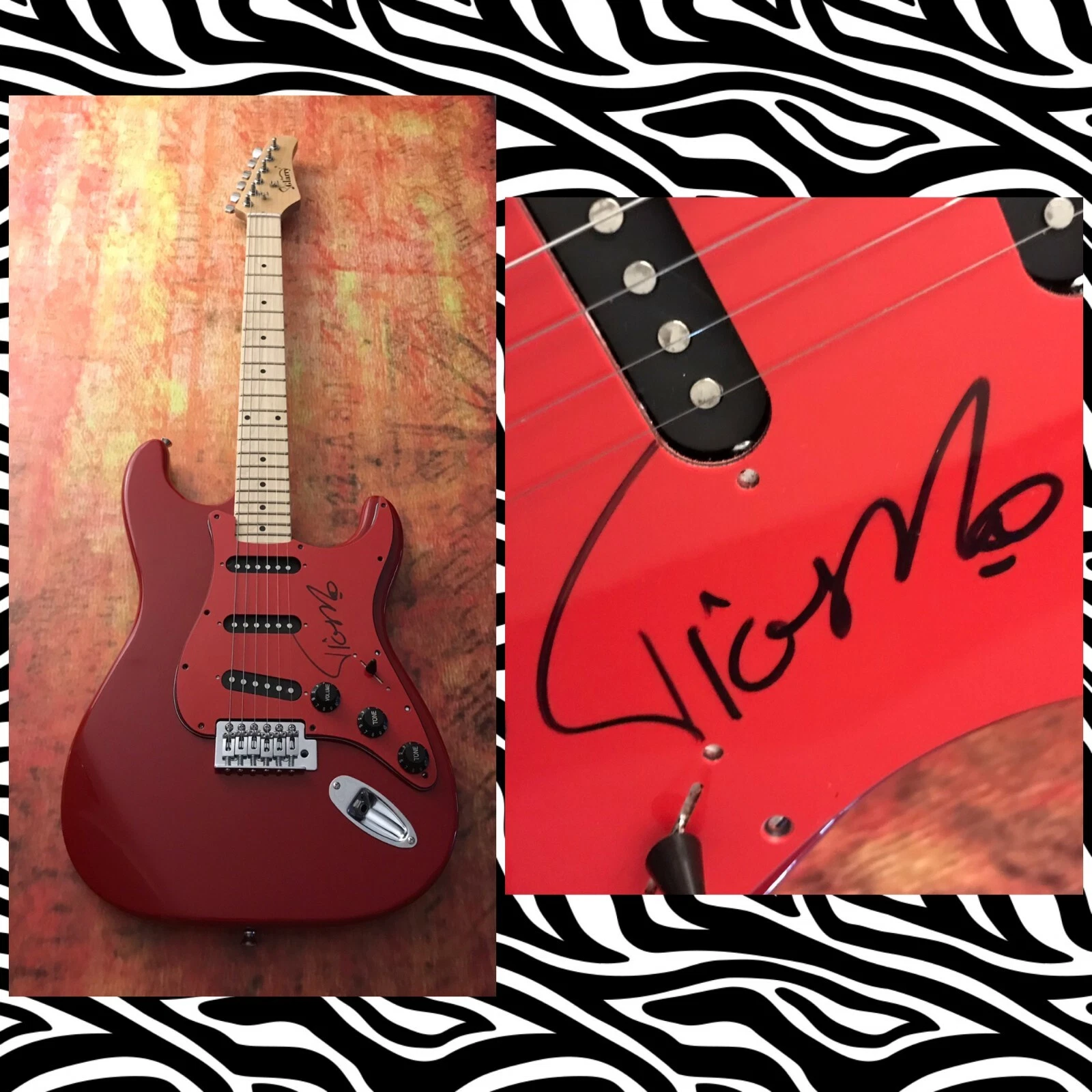 GFA Tijs Verwest DJ Great * TIESTO * Signed Electric Guitar PROOF T3 COA
