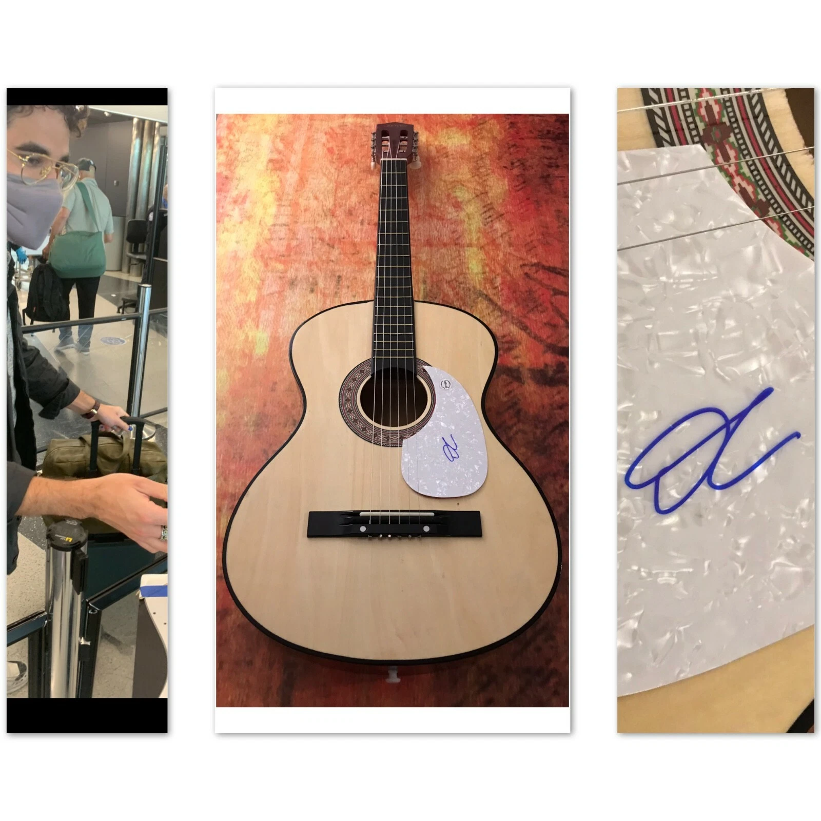 GFA Glee Star Lost Boys Life * DARREN CRISS * Signed Acoustic Guitar PROOF C COA
