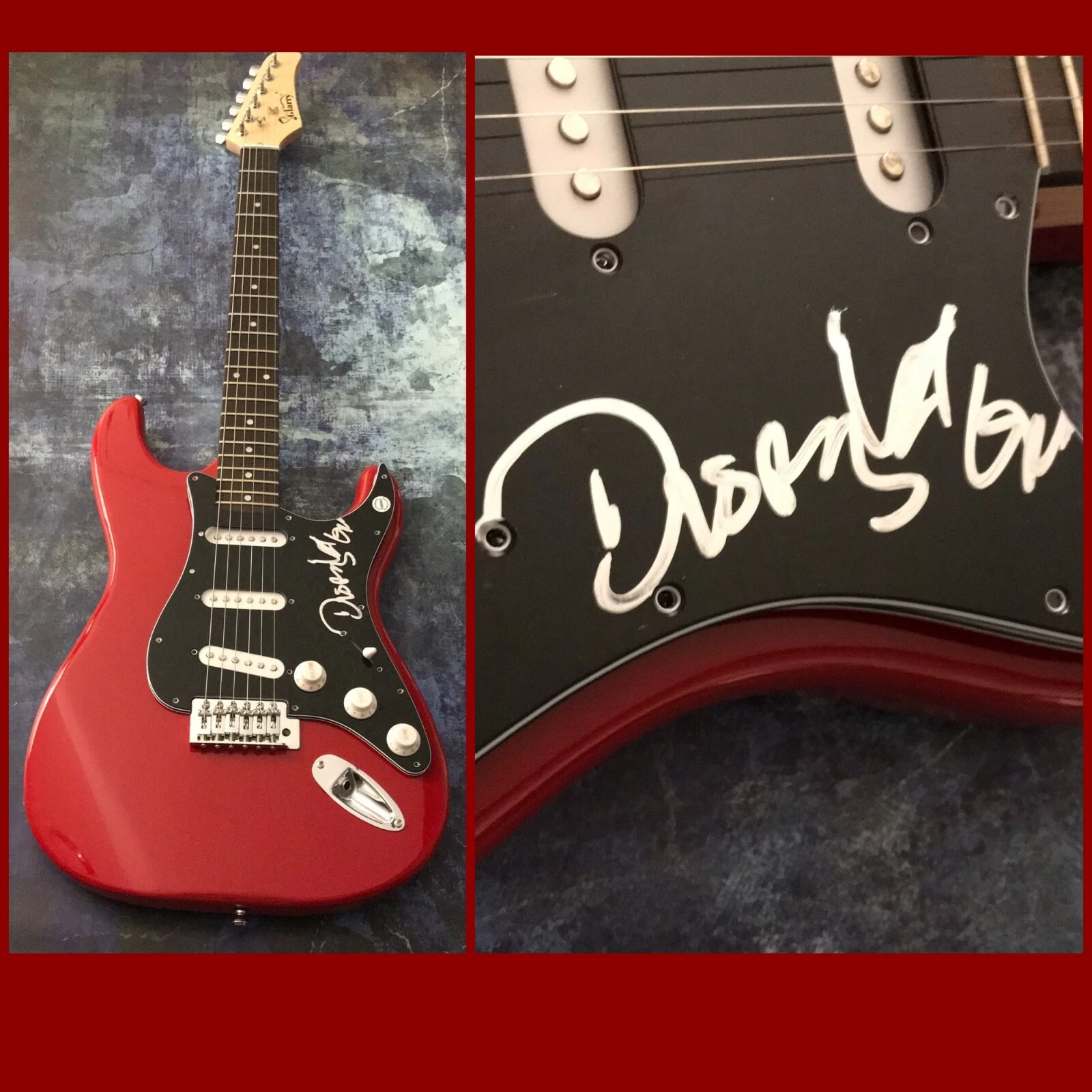 GFA Kentuckiana Jones Star * DUSTY LEIGH * Signed Electric Guitar PROOF D3 COA
