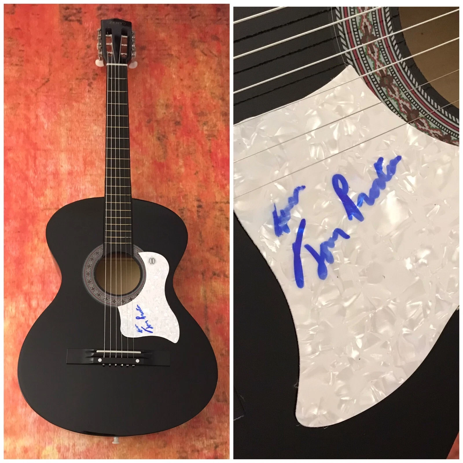 GFA Working Man & Movie Star * TOM PROCTOR * Signed Acoustic Guitar COA
