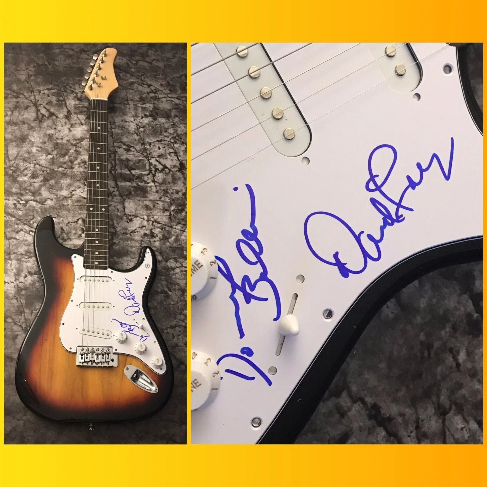 GFA David Freiberg x2 Band * JEFFERSON STARSHIP * Signed Electric Guitar COA
