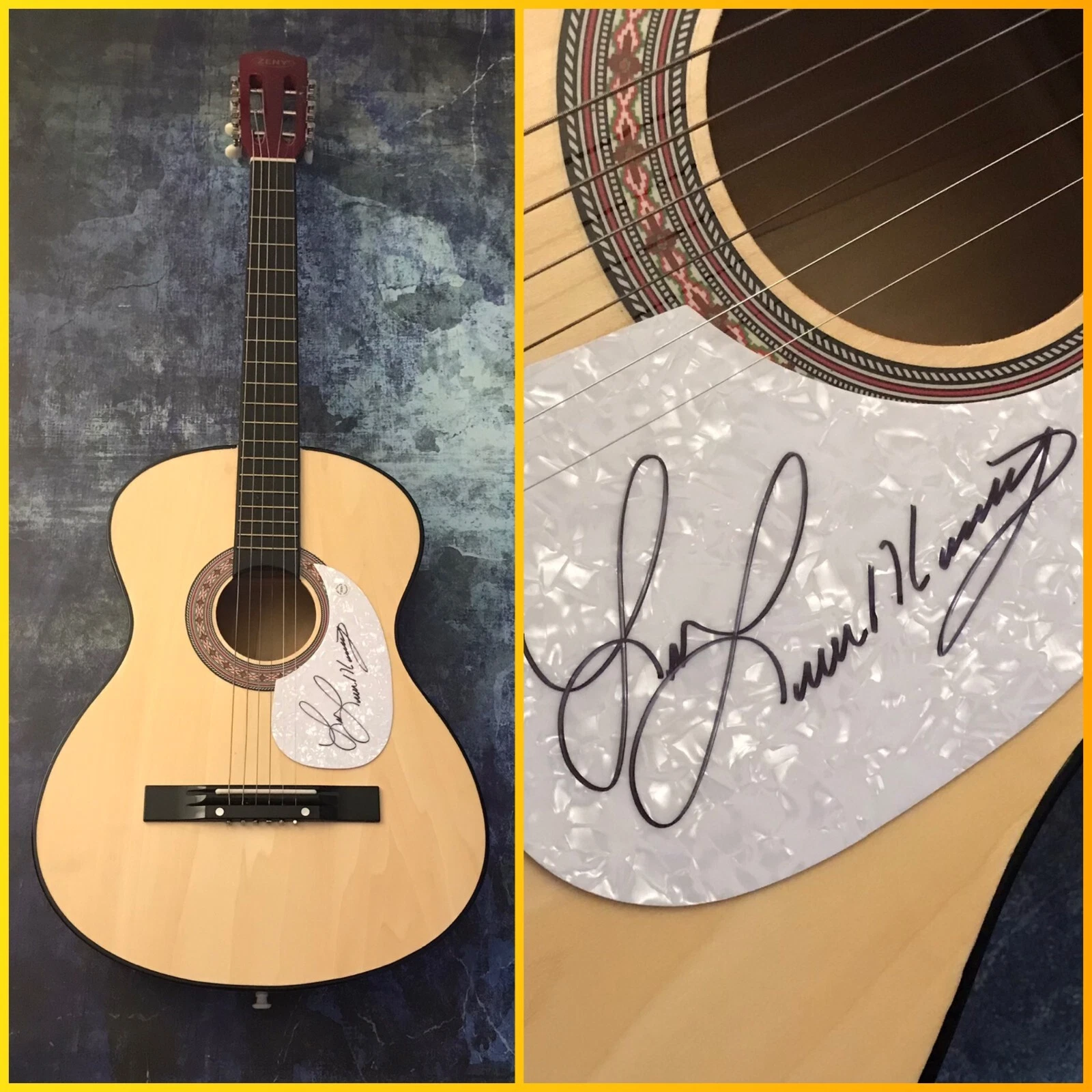 GFA Except for Monday * LORRIE MORGAN * Signed Acoustic Guitar L3 COA
