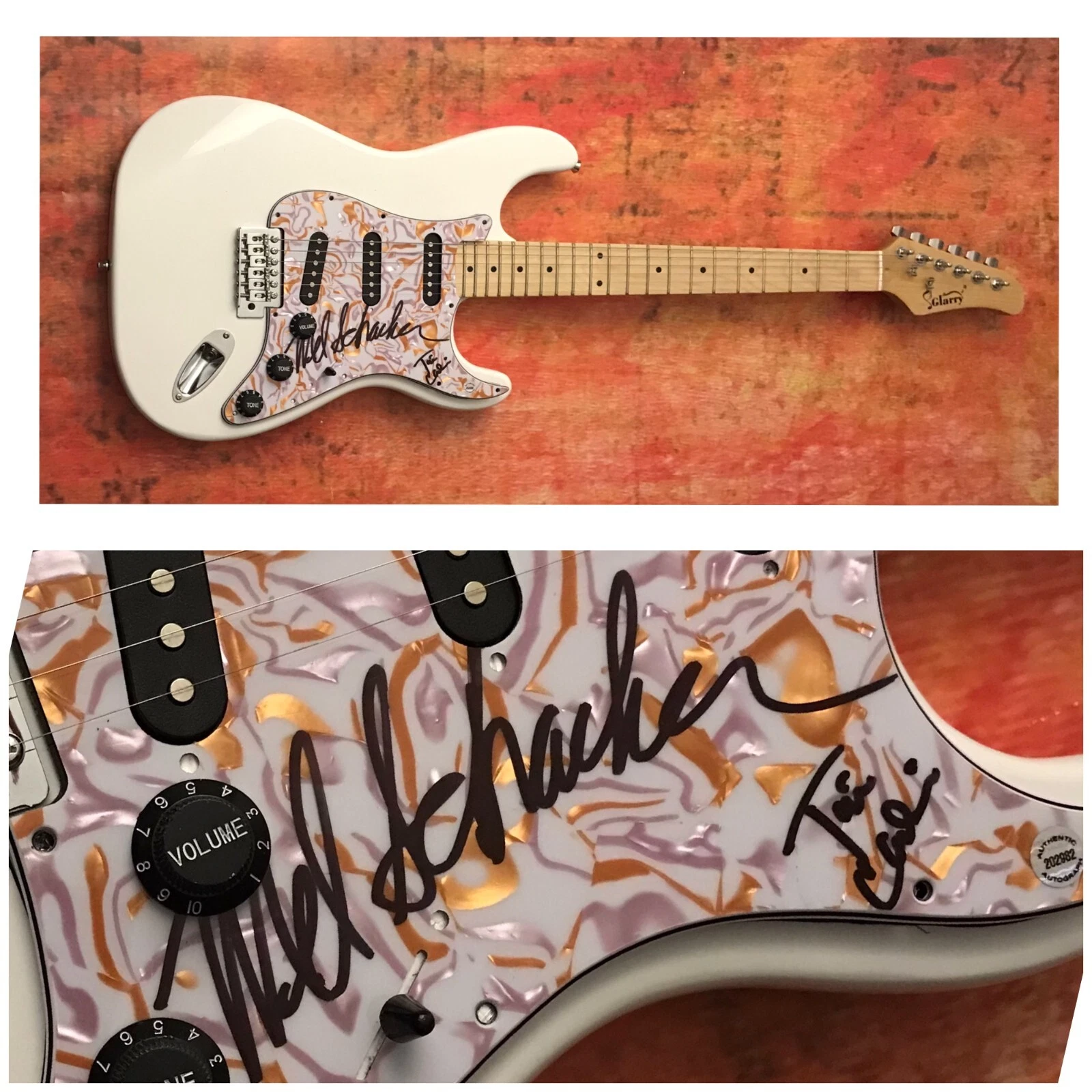 GFA Mel Schacher x2 Band * GRAND FUNK RAILROAD * Signed Electric Guitar COA
