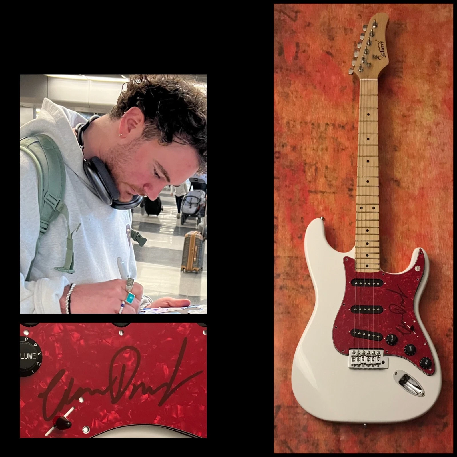 GFA I'll Be Waiting Star * CIAN DUCROT * Signed Elctric Guitar PROOF COA
