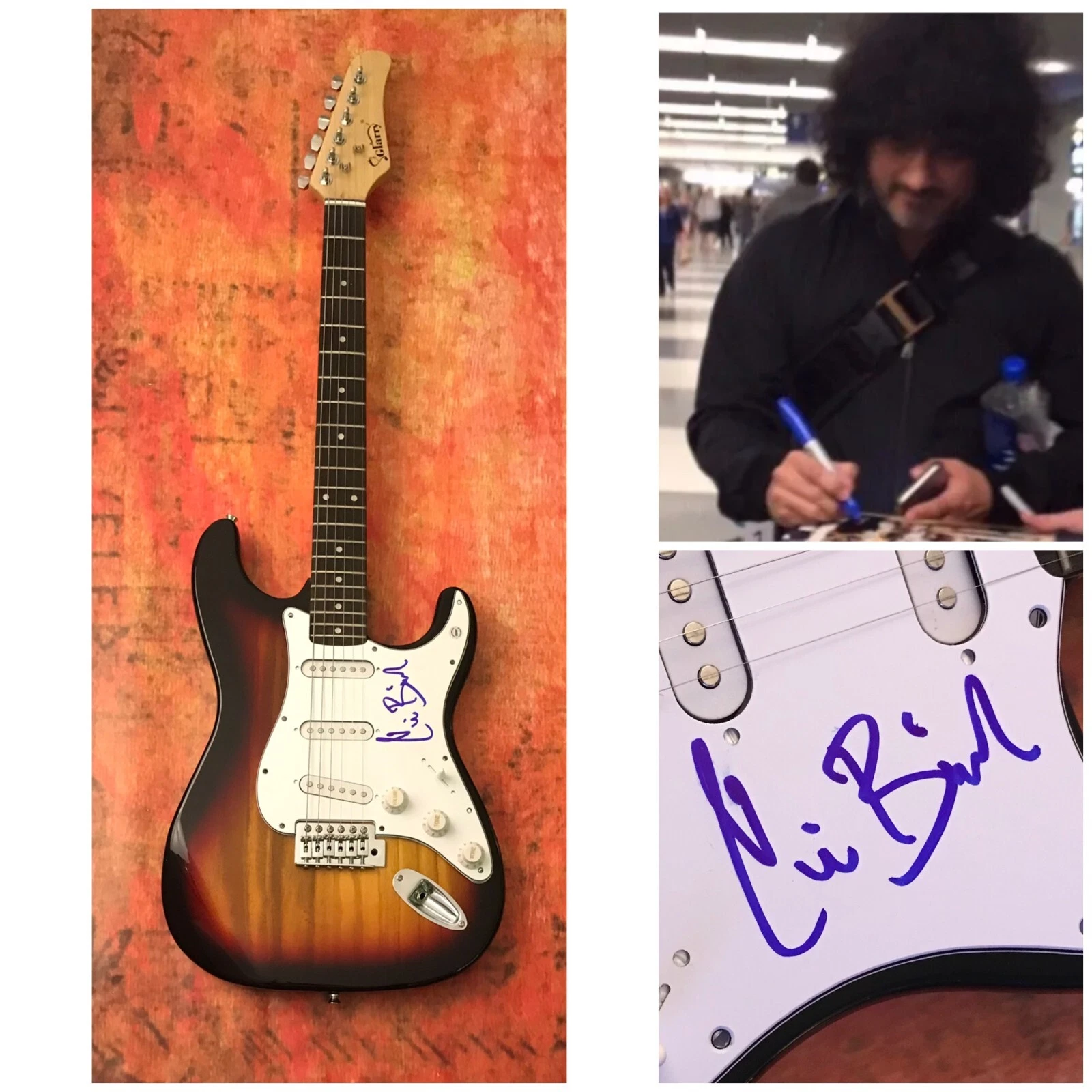 GFA The Mars Volta * CEDRIC BIXLER * Signed Electric Guitar PROOF AD2 COA
