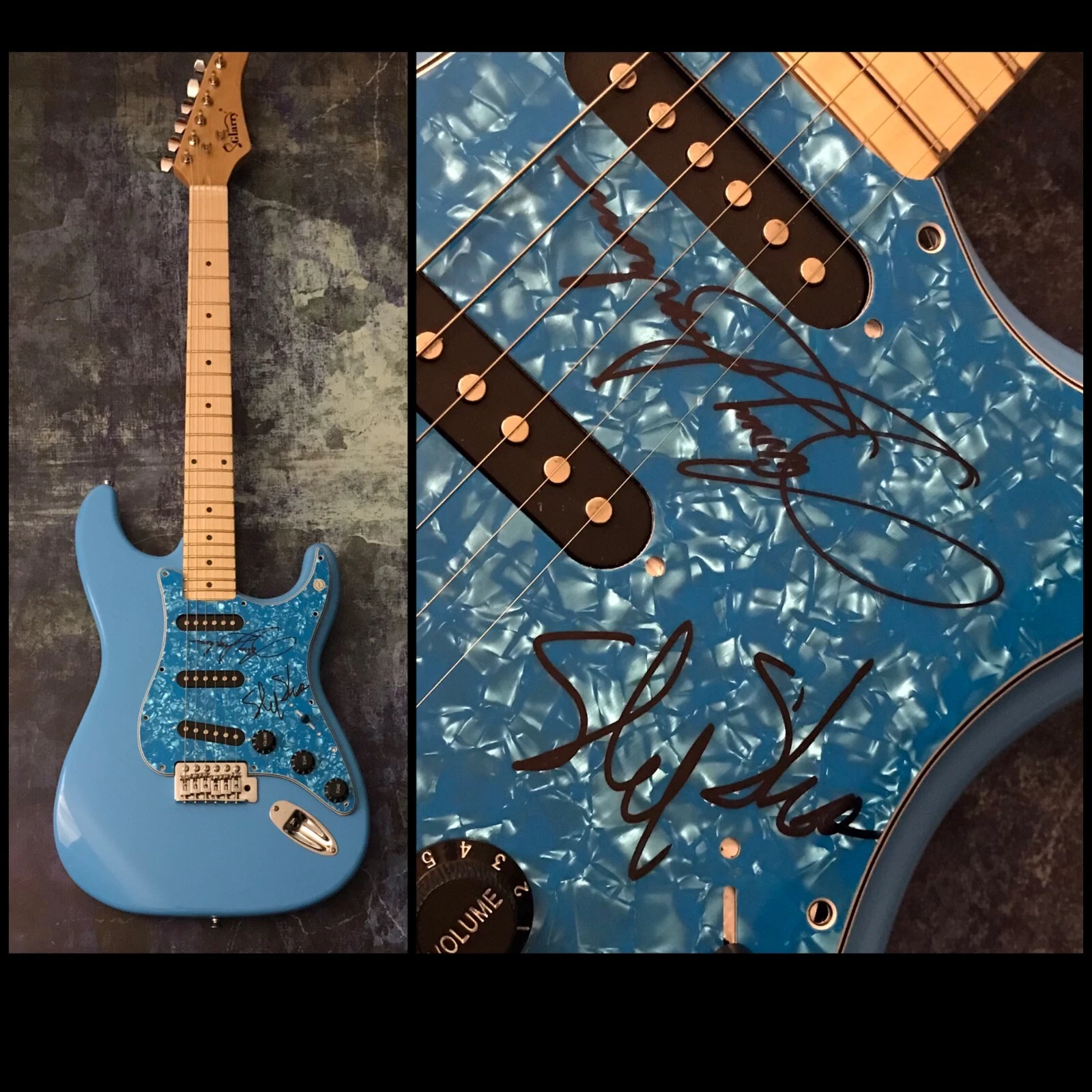 GFA Larry Graham & Sly * SLY AND THE FAMILY STONE * Signed Electric Guitar COA
