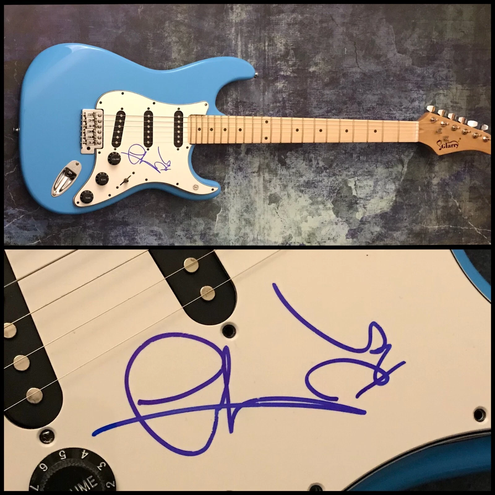 GFA Graham & Russell Hitchock * AIR SUPPLY * Signed Electric Guitar AS6 COA
