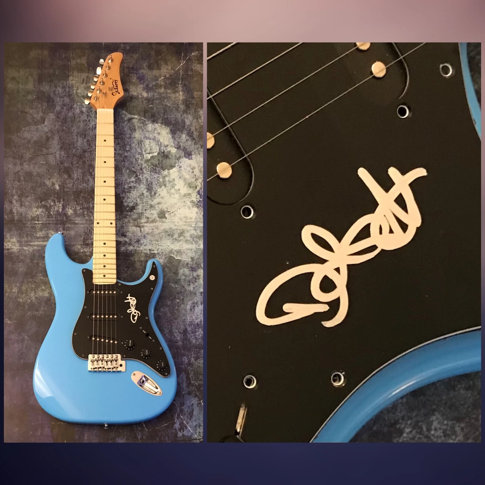 GFA Trampled by Turtles Singer * DAVE SIMONETT * Signed Electric Guitar D5 COA
