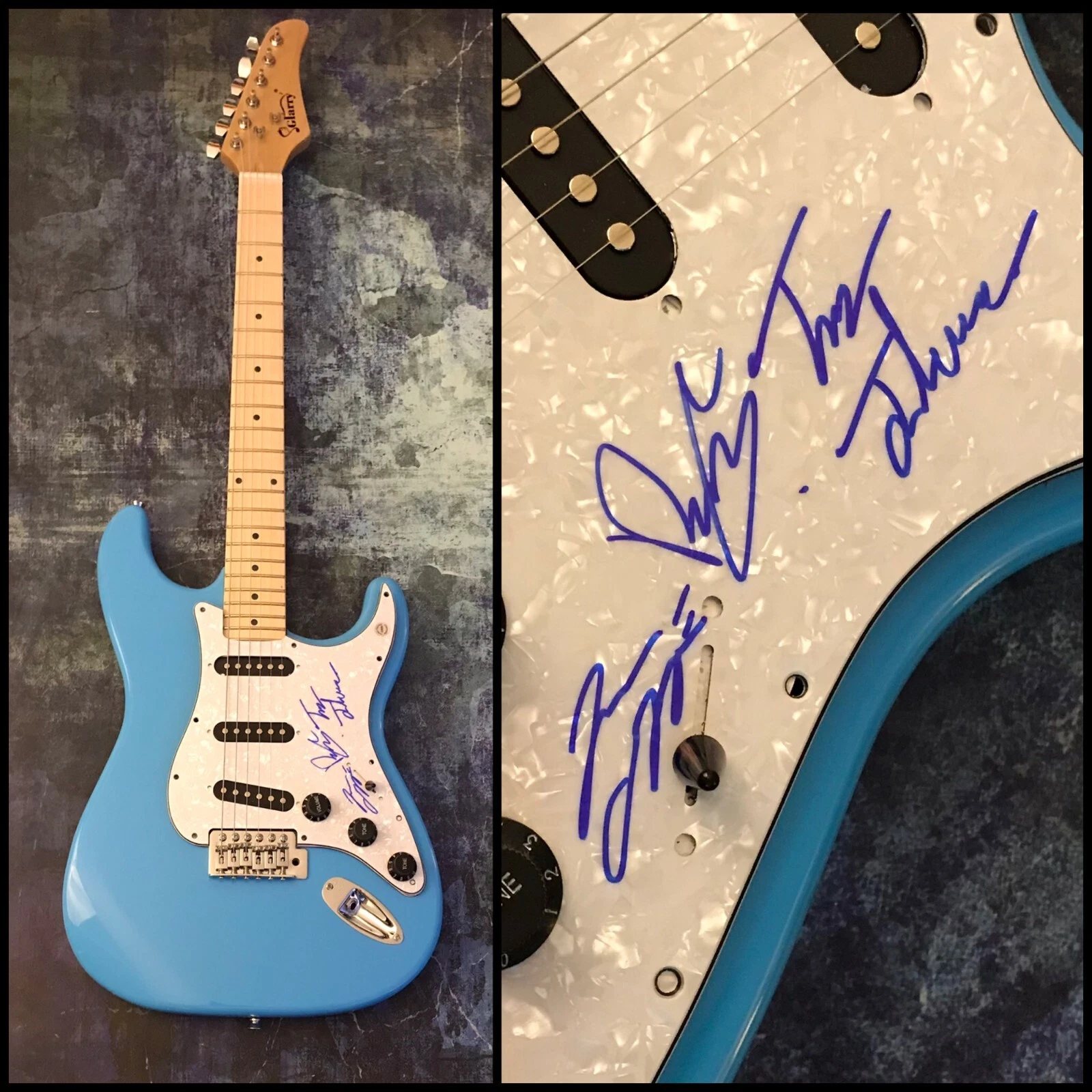 GFA Between You & Me Overstepping * BELMONT * Signed Band Electric Guitar B5 COA
