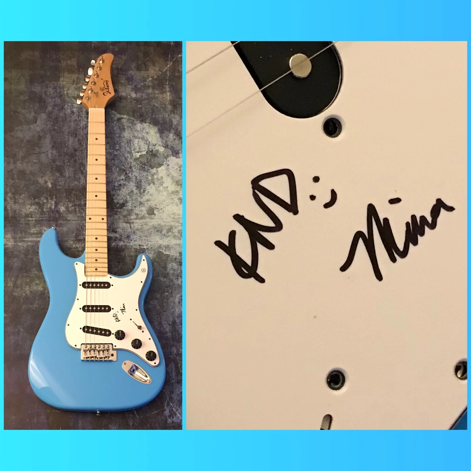 GFA Kelley Dugan & Mina Walker * DAISY THE GREAT * Signed Electric Guitar D5 COA
