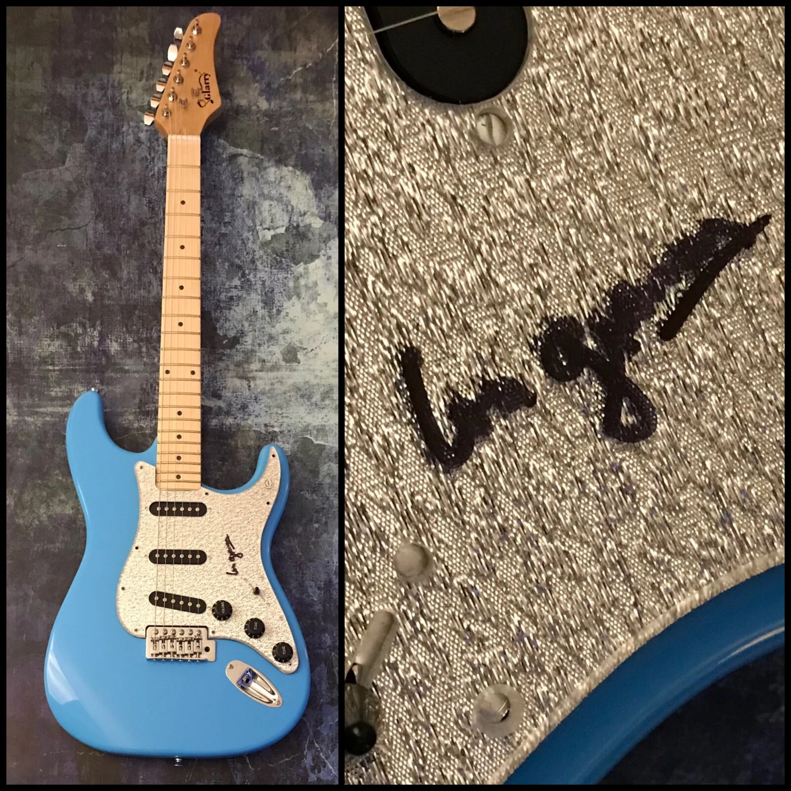 GFA Foreigner Band Ready or Not * LOU GRAMM * Signed Electric Guitar L5 COA
