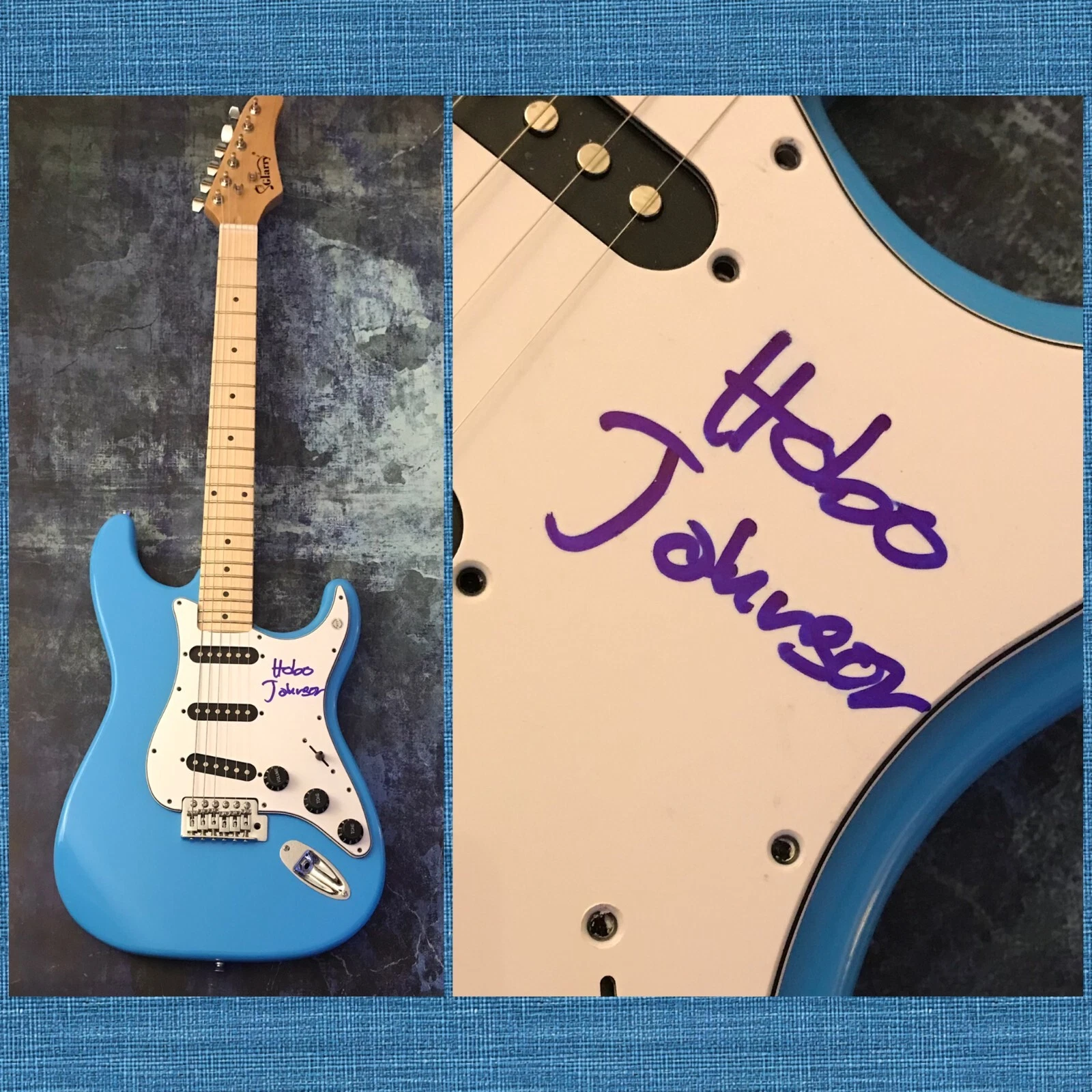 GFA The Fall and Rise of * HOBO JOHNSON * Signed Electric Guitar PROOF H5 COA
