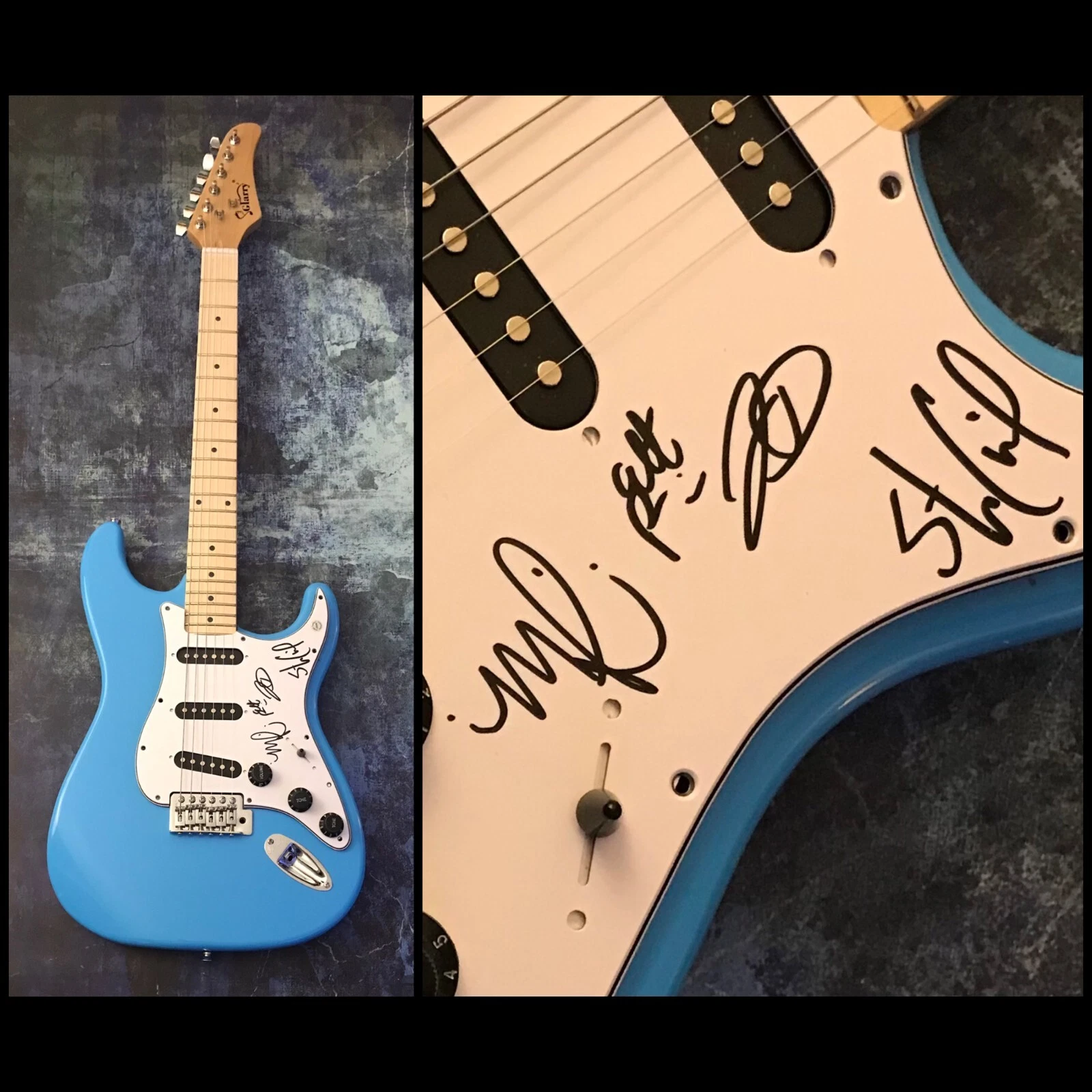 GFA Fake Love Josh Doty x3 Band * CEMETERY SUN * Signed Electric Guitar C5 COA
