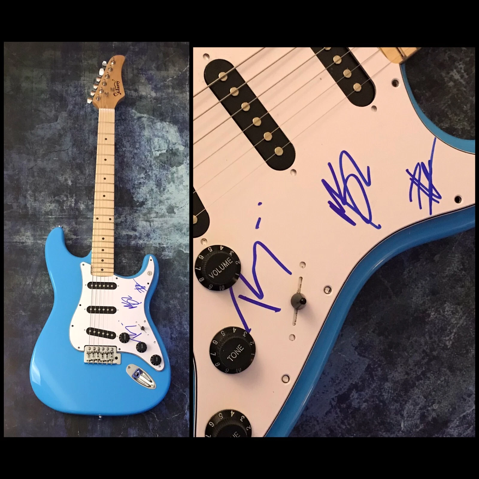 GFA Yumeno Garden Band * LAST DINOSAURS * Signed Electric Guitar PROOF COA
