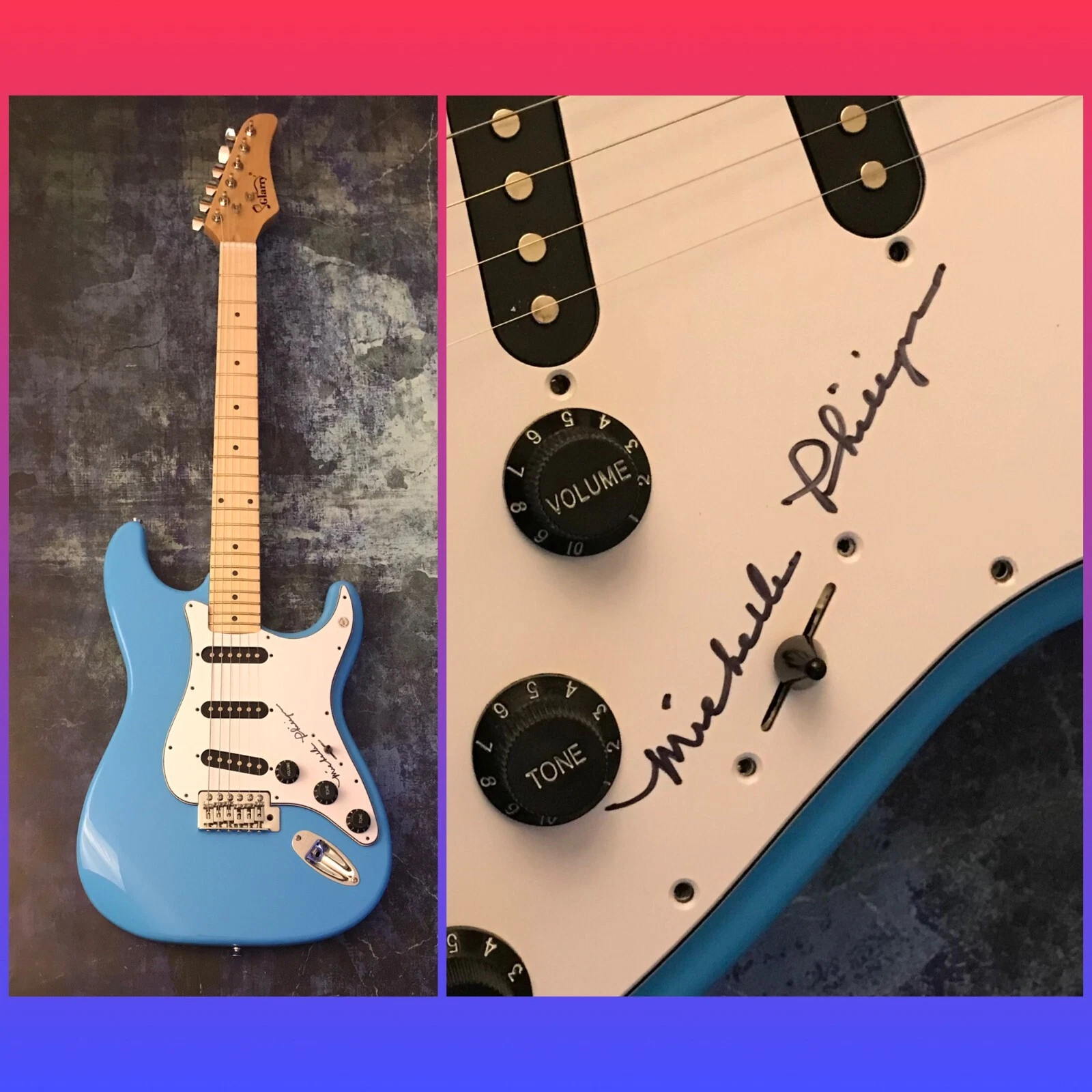 GFA The Mamas and the Papas * MICHELLE PHILLIPS * Signed Electric Guitar M5 COA
