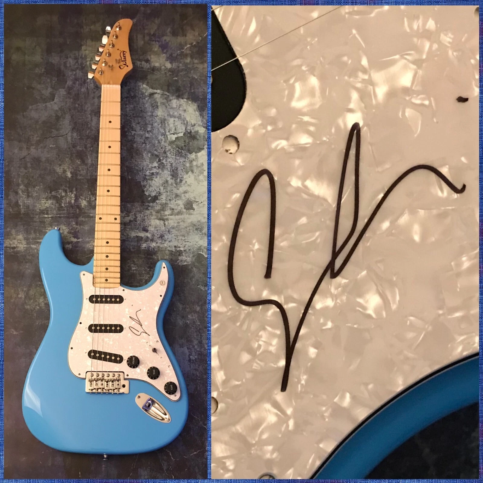 GFA circle the drain * SOCCER MOMMY * Signed Electric Guitar PROOF COA
