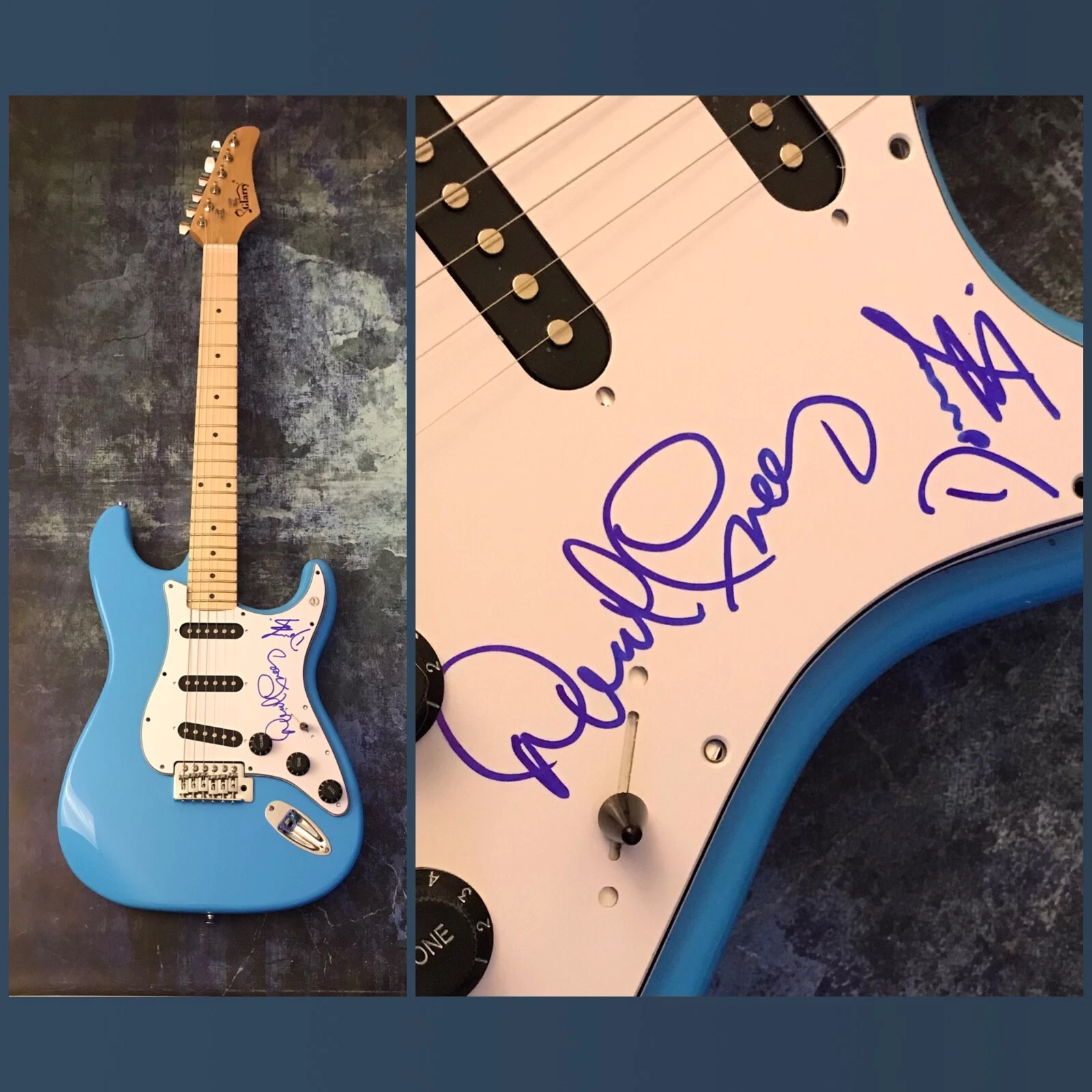 GFA David Freiberg x2 Band * JEFFERSON STARSHIP * Signed Electric Guitar COA
